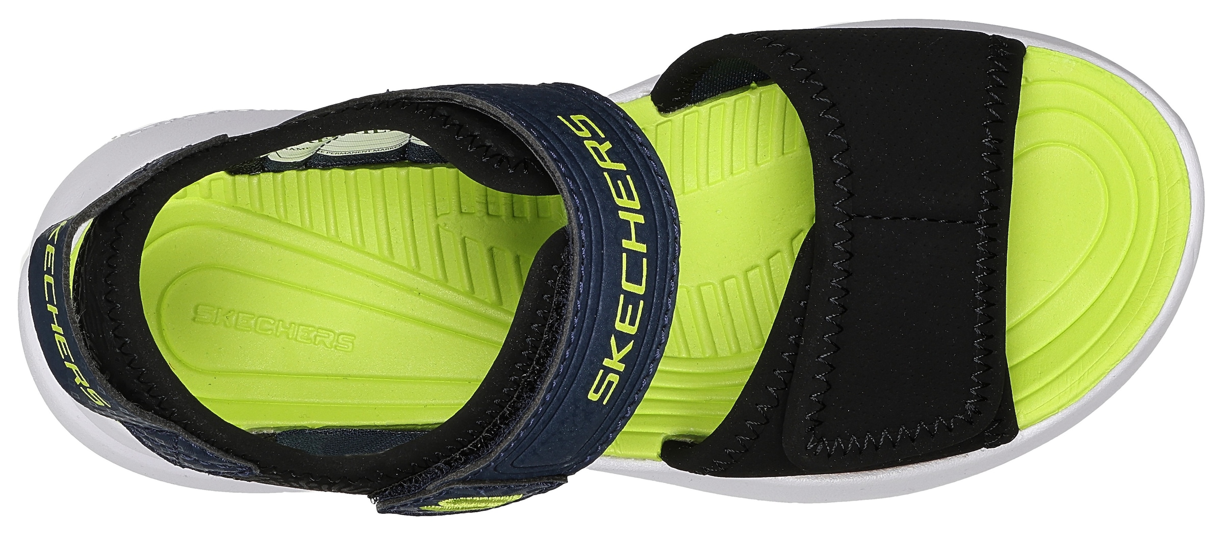 Skechers Kids Sandale »RAZOR SPLASH-DRECKO«, Badesandale, Wasserschuh, Sommerschuh mit Klettverschluss