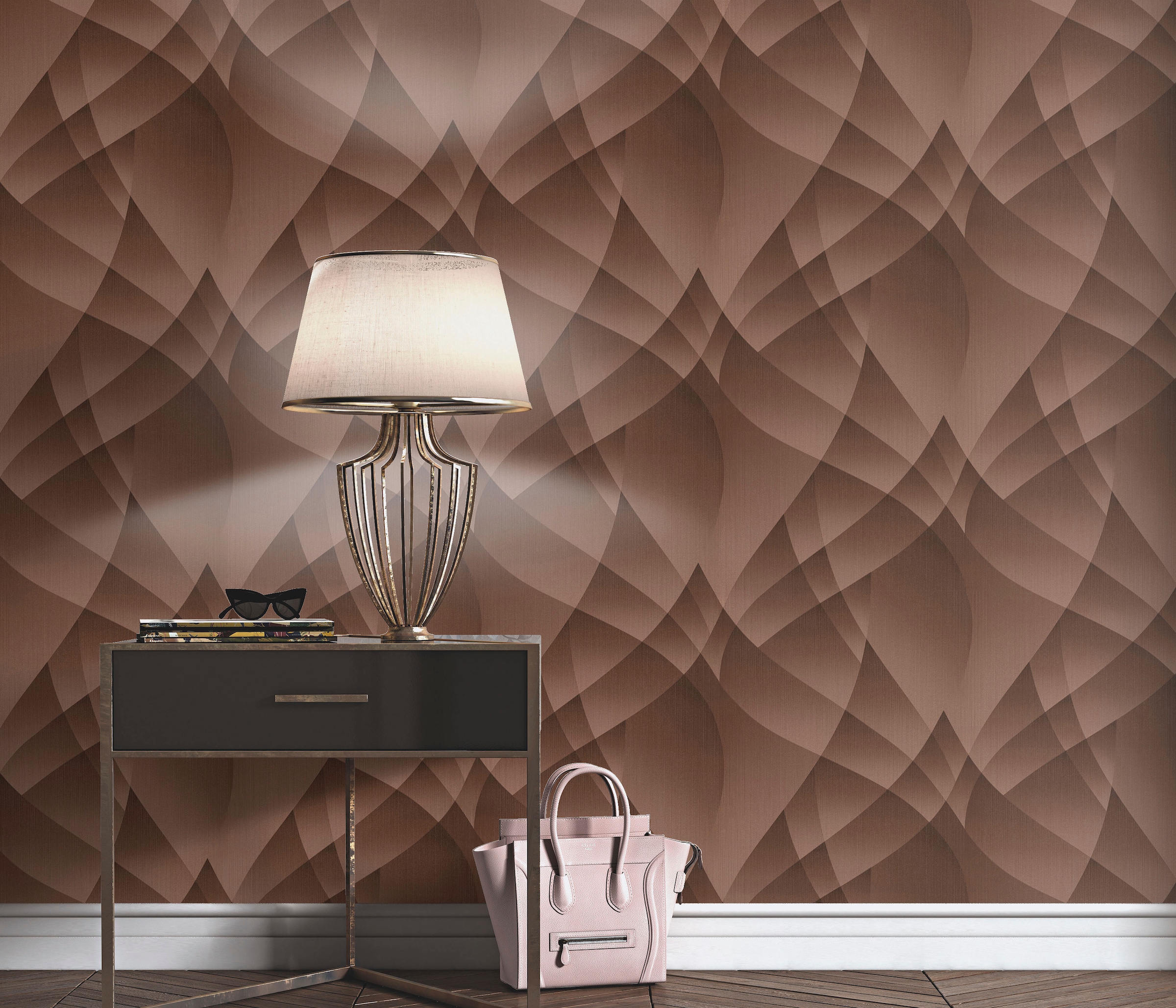 Fashion for walls Vliestapete »Lumina«, geometrisch, Phthalate frei