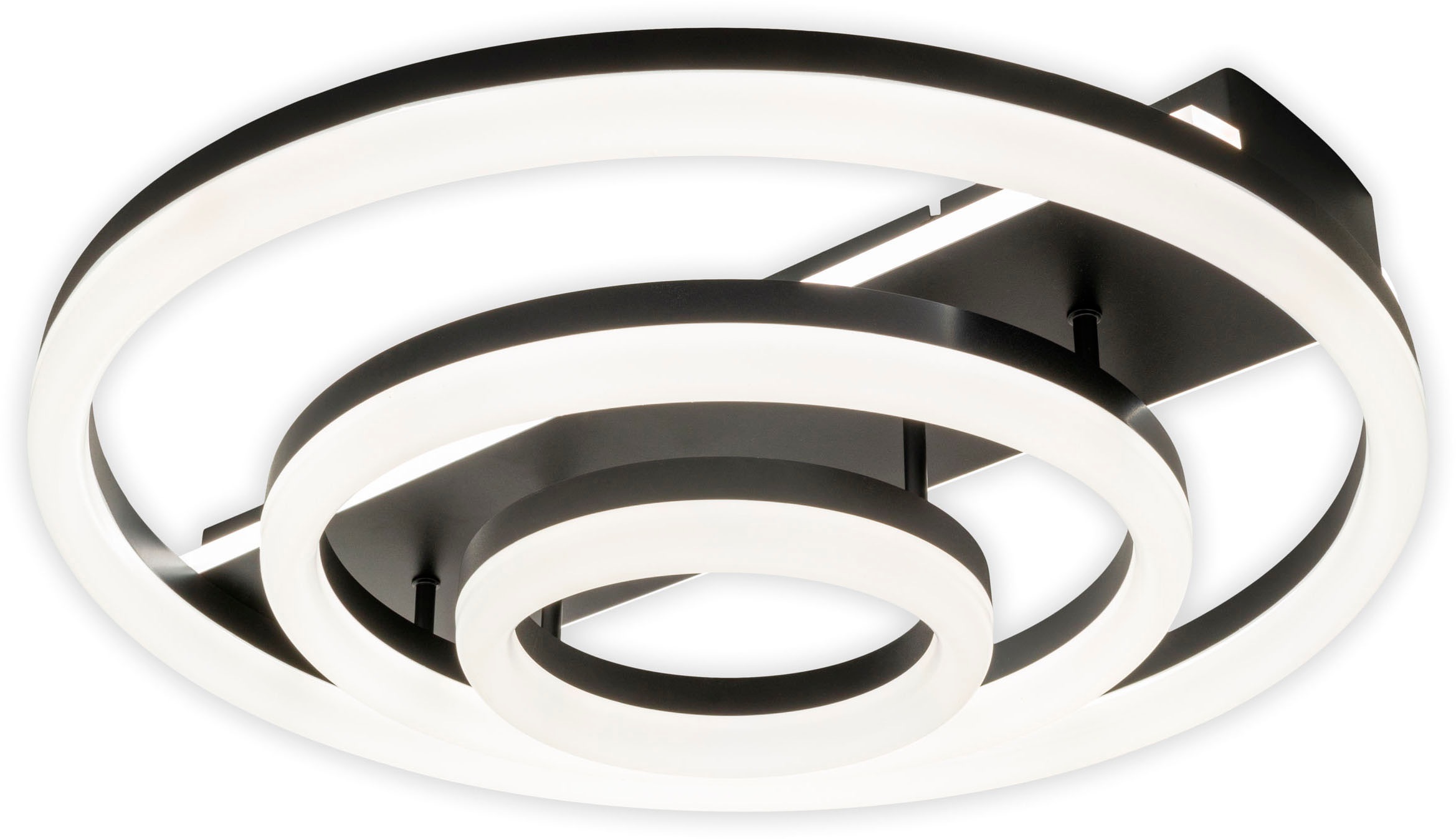 näve LED Deckenleuchte »CIRCULO«, Dimmbar; CCT-Farbwechsler; Memoryfunktion; Nachtlichtfunktion