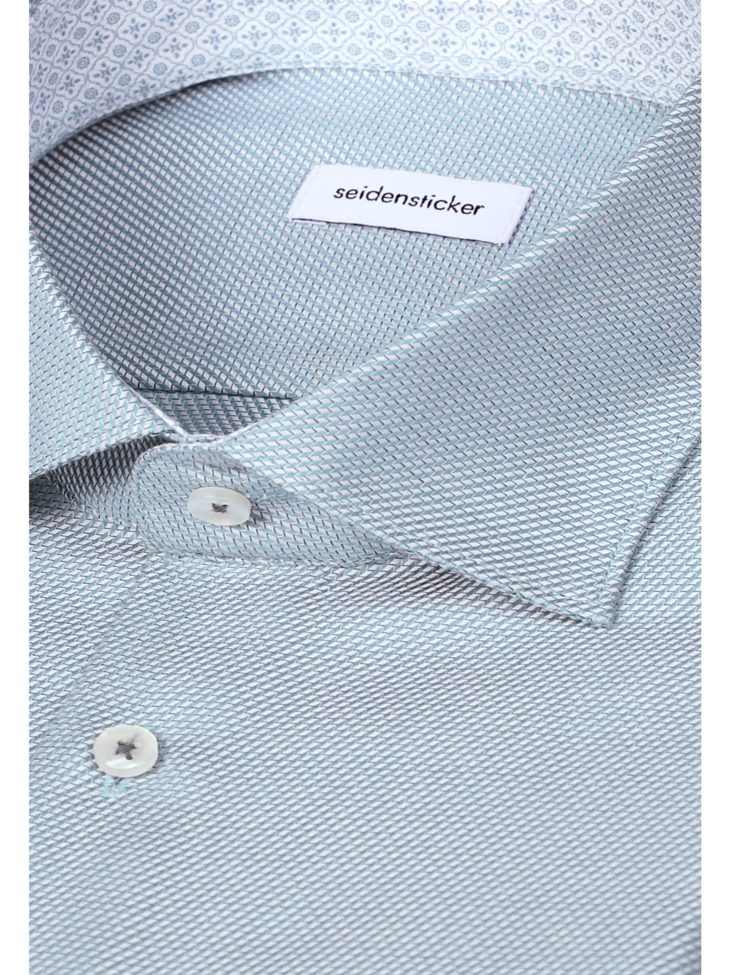 seidensticker Businesshemd »Schwarze Rose« Slim 1/1 Kentkragen Struktur