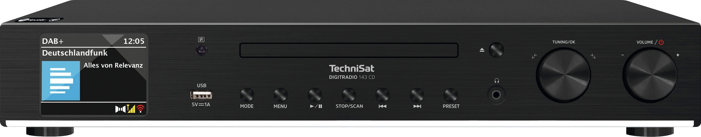 TechniSat Digitalradio (DAB+) »DIGITRADIO 143 bestellen mit (Bluetooth-WLAN bei (V3)«, CD RDS) Internetradio-Digitalradio (DAB+)-UKW OTTO jetzt