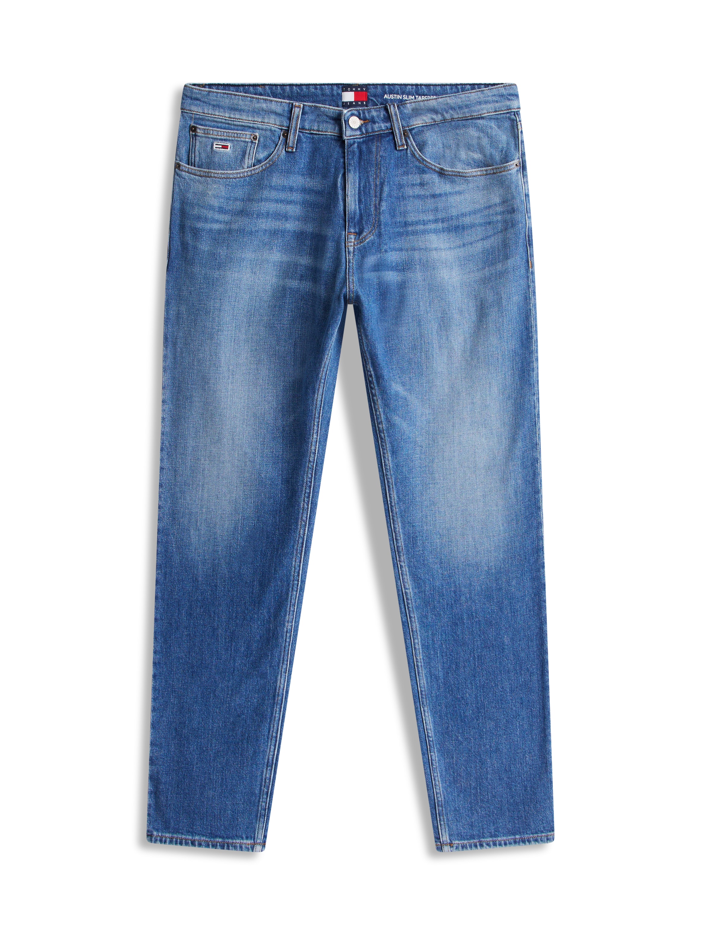 Tommy Jeans Slim-fit-Jeans »Austin Slim Tapered« zum Knöchel hin schmaler werdende Jeans mit mittlerer Leibhöhe