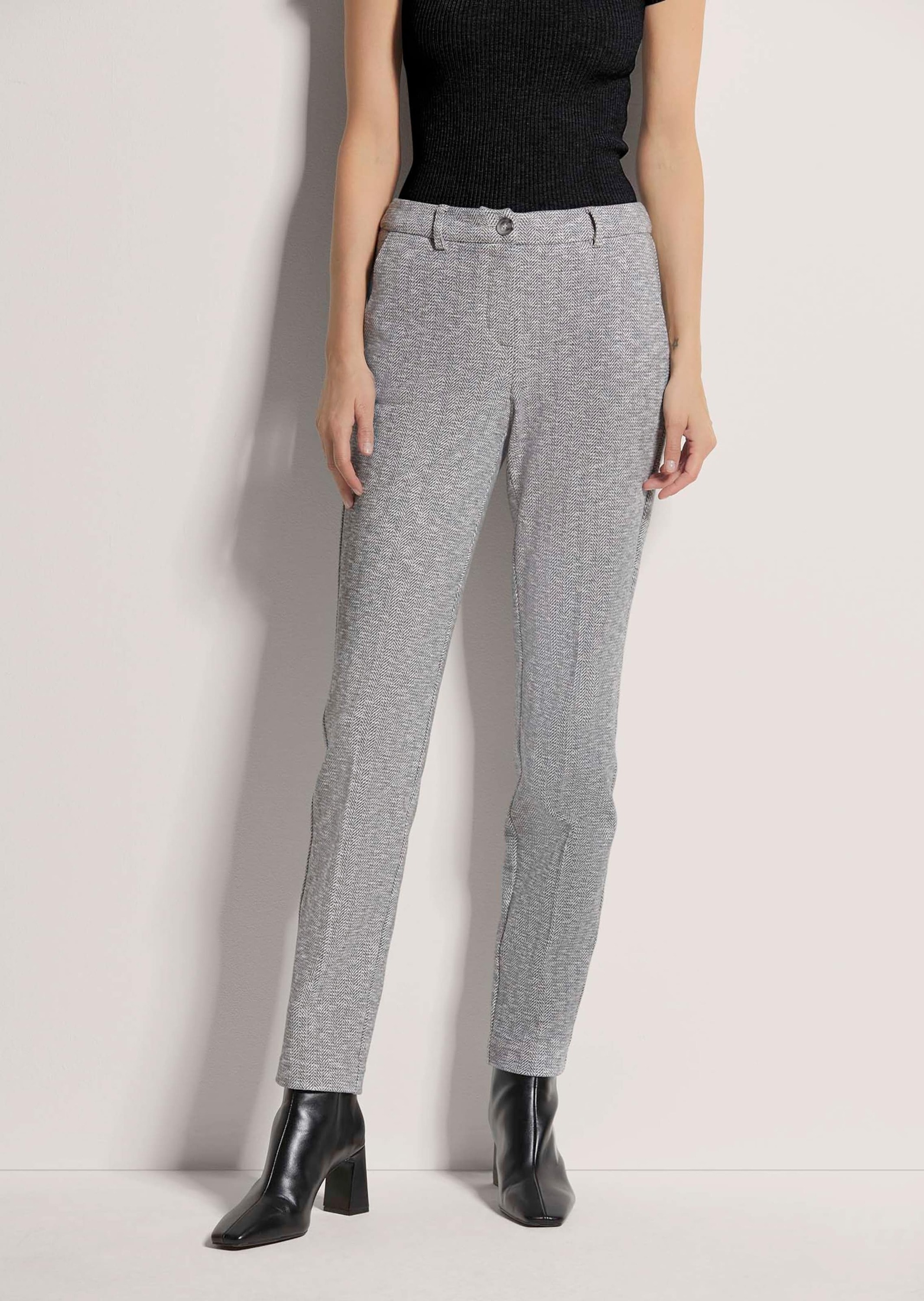 MADELEINE Bügelfaltenhose »Hose Schmale Bügelfalten-Hose«