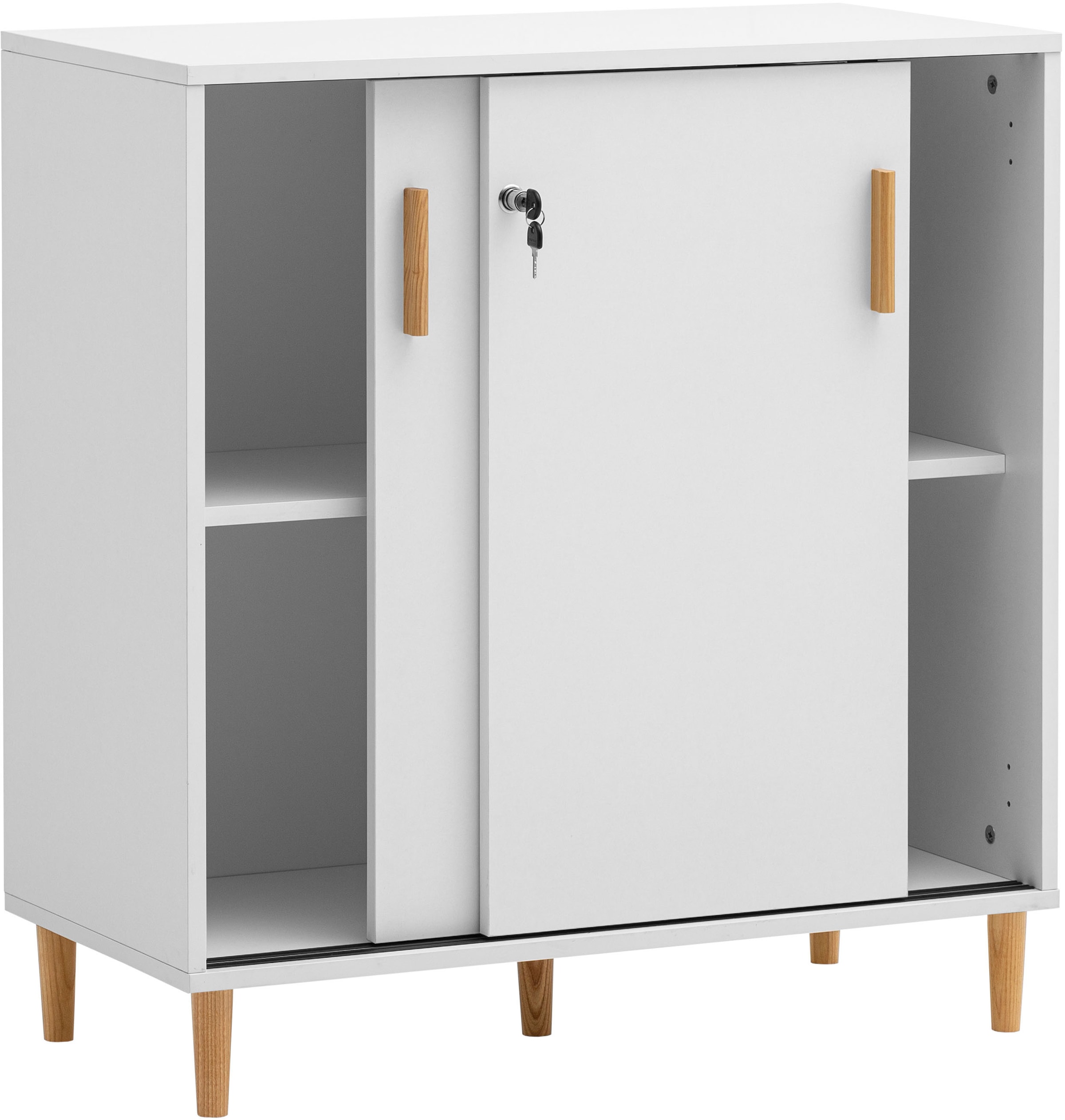 Schildmeyer Aktenschrank »Torge Aktenschrank, Breite 80 cm«, (1 St.), 2-fach Stapelbar