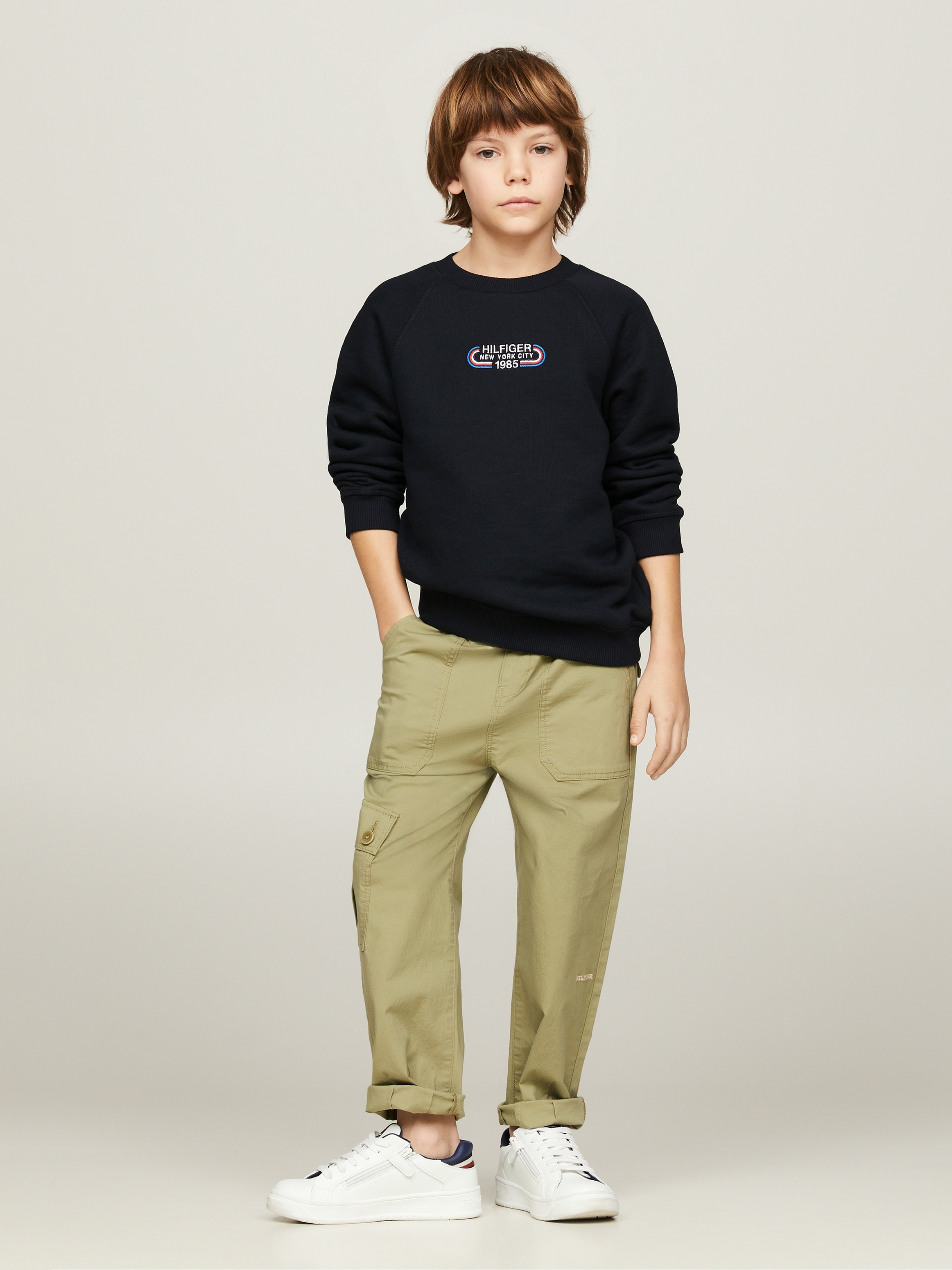 Tommy Hilfiger Sweatshirt »HILFIGER TRACK SWEATSHIRT«, Kinder bis 16 Jahre