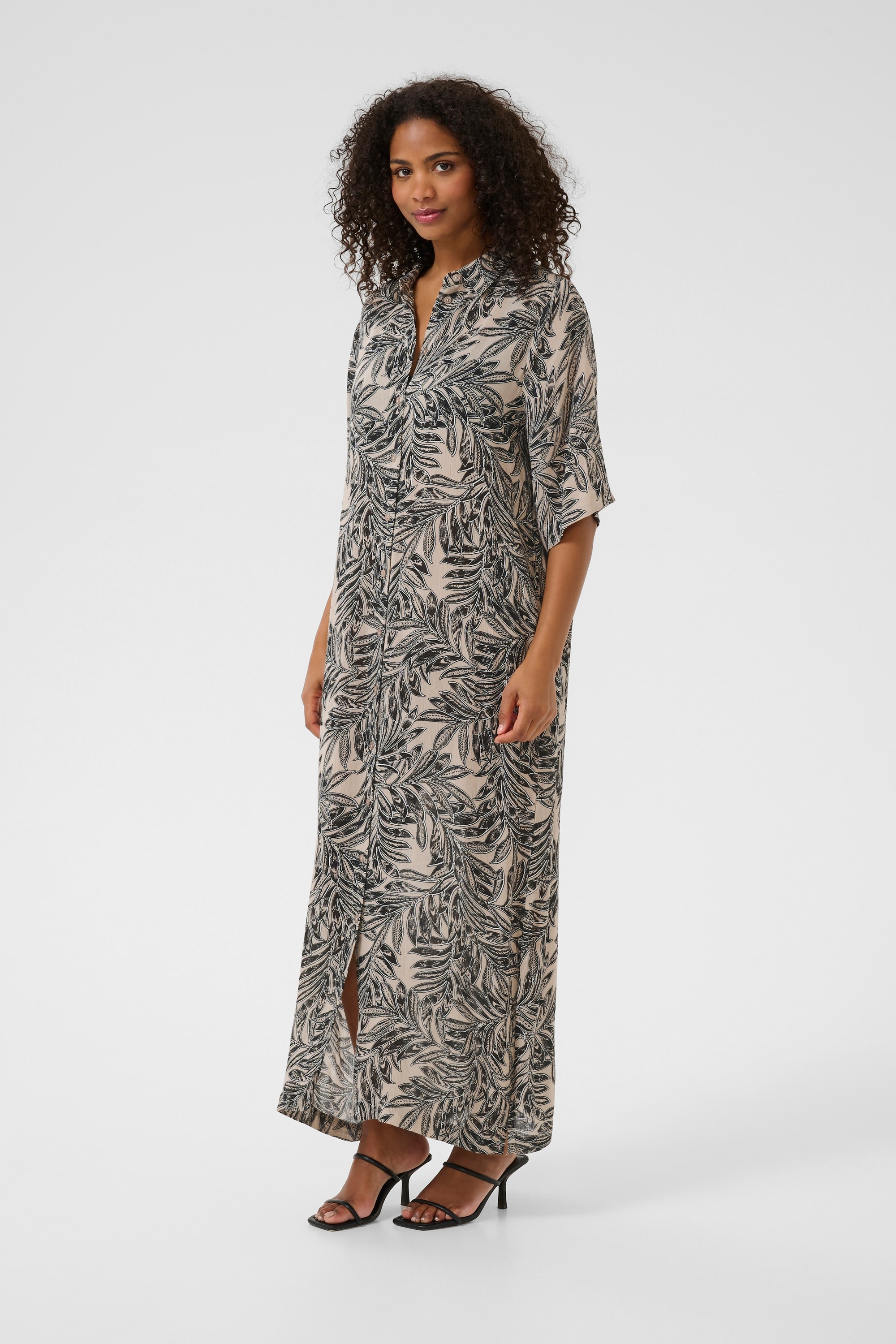KAFFE Midikleid »Kleid KAthora«