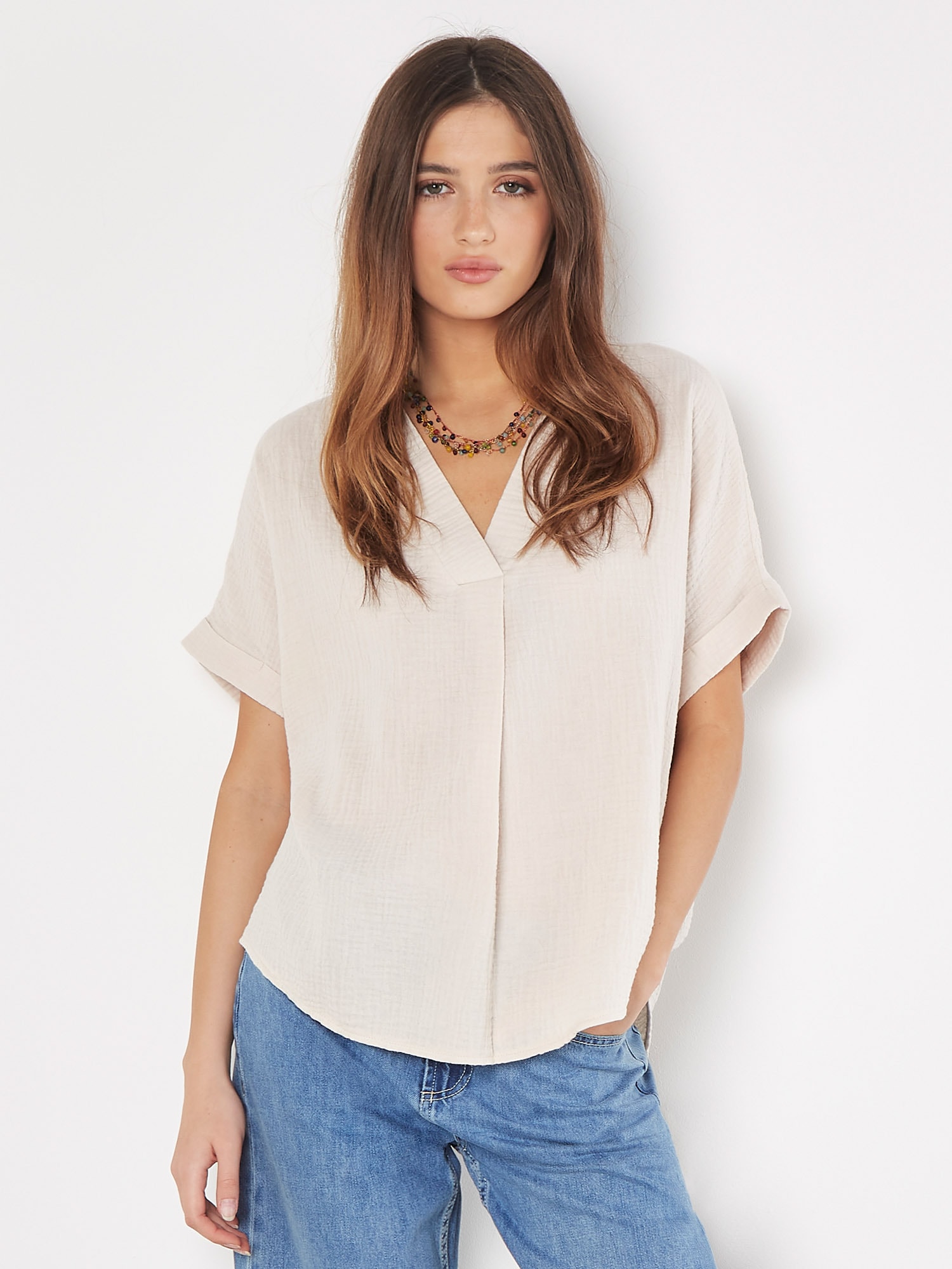Apricot Klassische Bluse »Bluse« 1 in fließender Ware