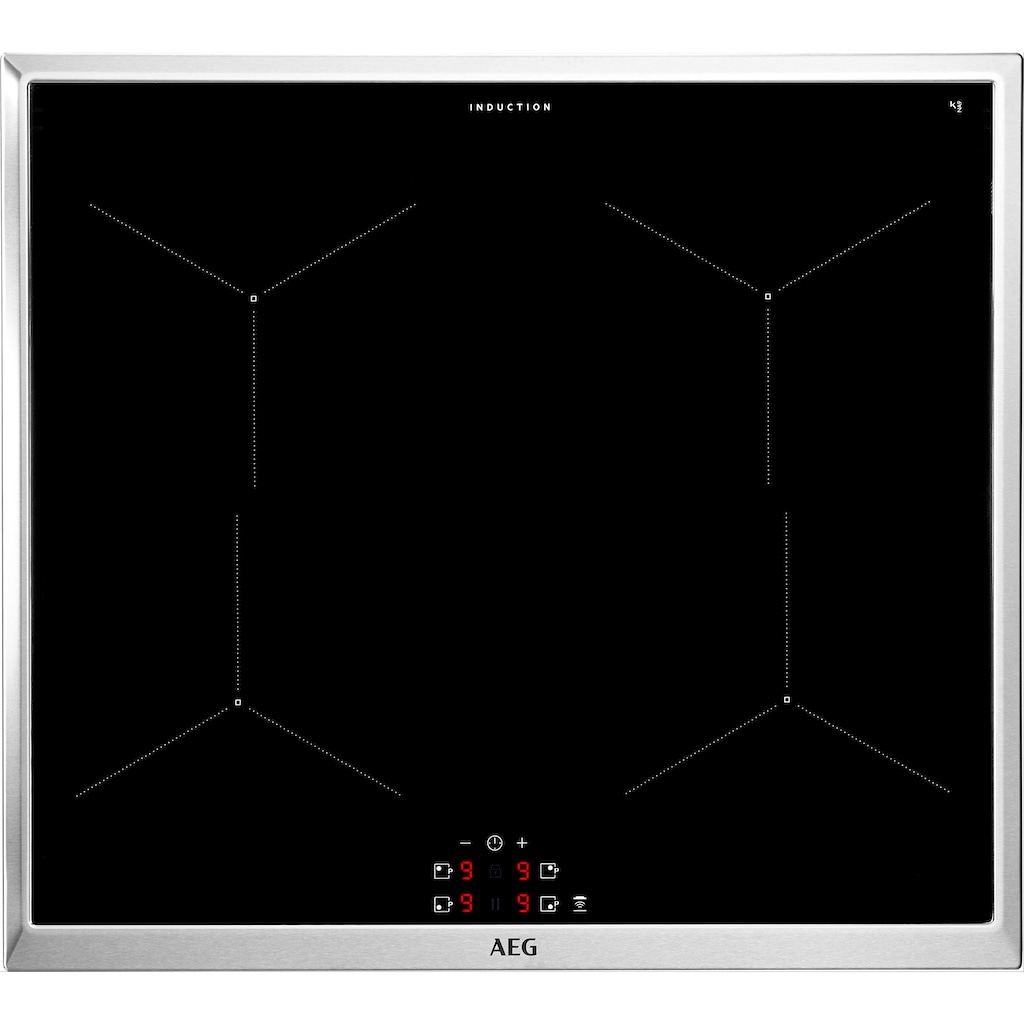 AEG Induktions Herd-Set »EEB331010M«, EEB331010M, mit Backauszug, Hob²Hood - Funktion