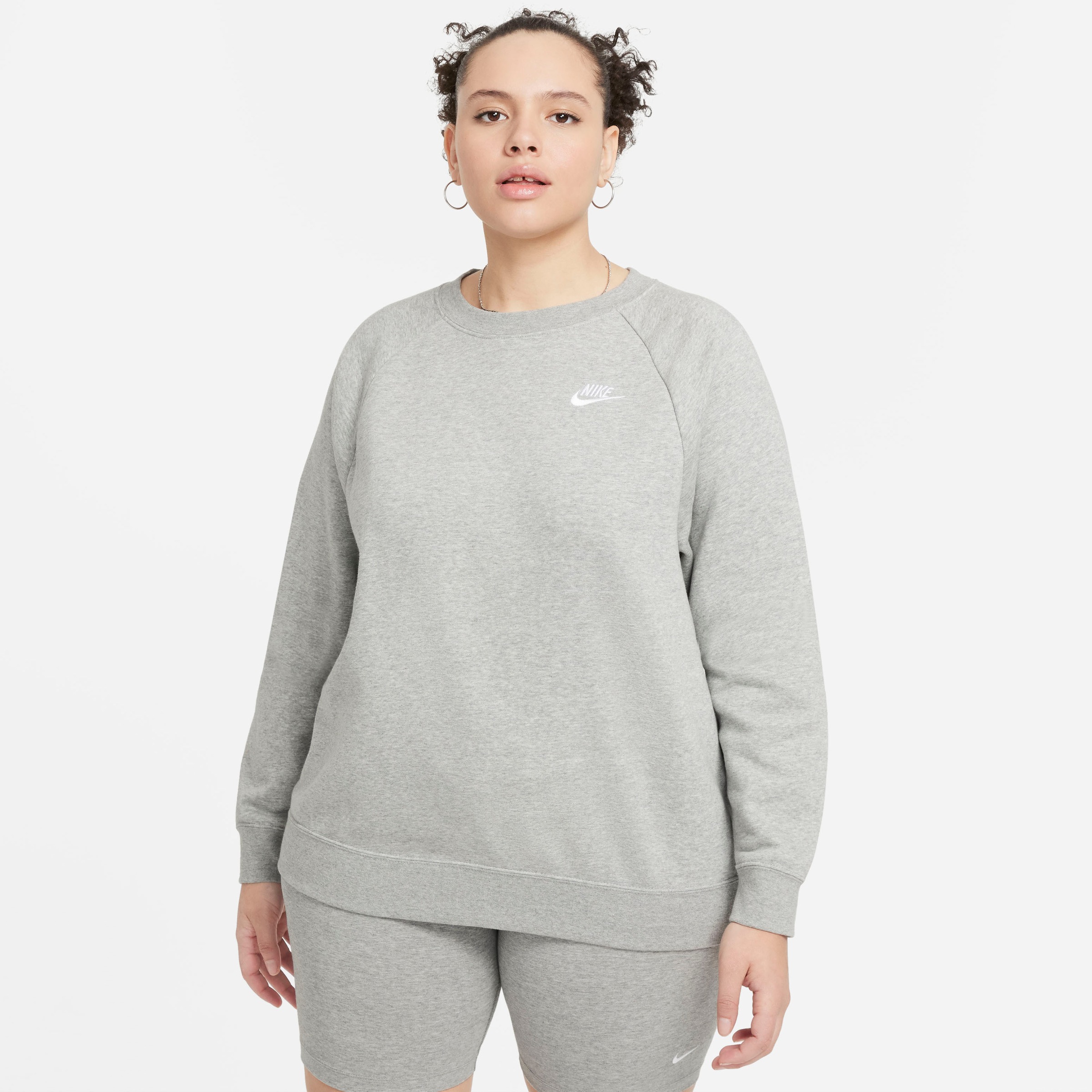 Nike Sportswear Sweatshirt »Essential Crew Fleece Plus Size«