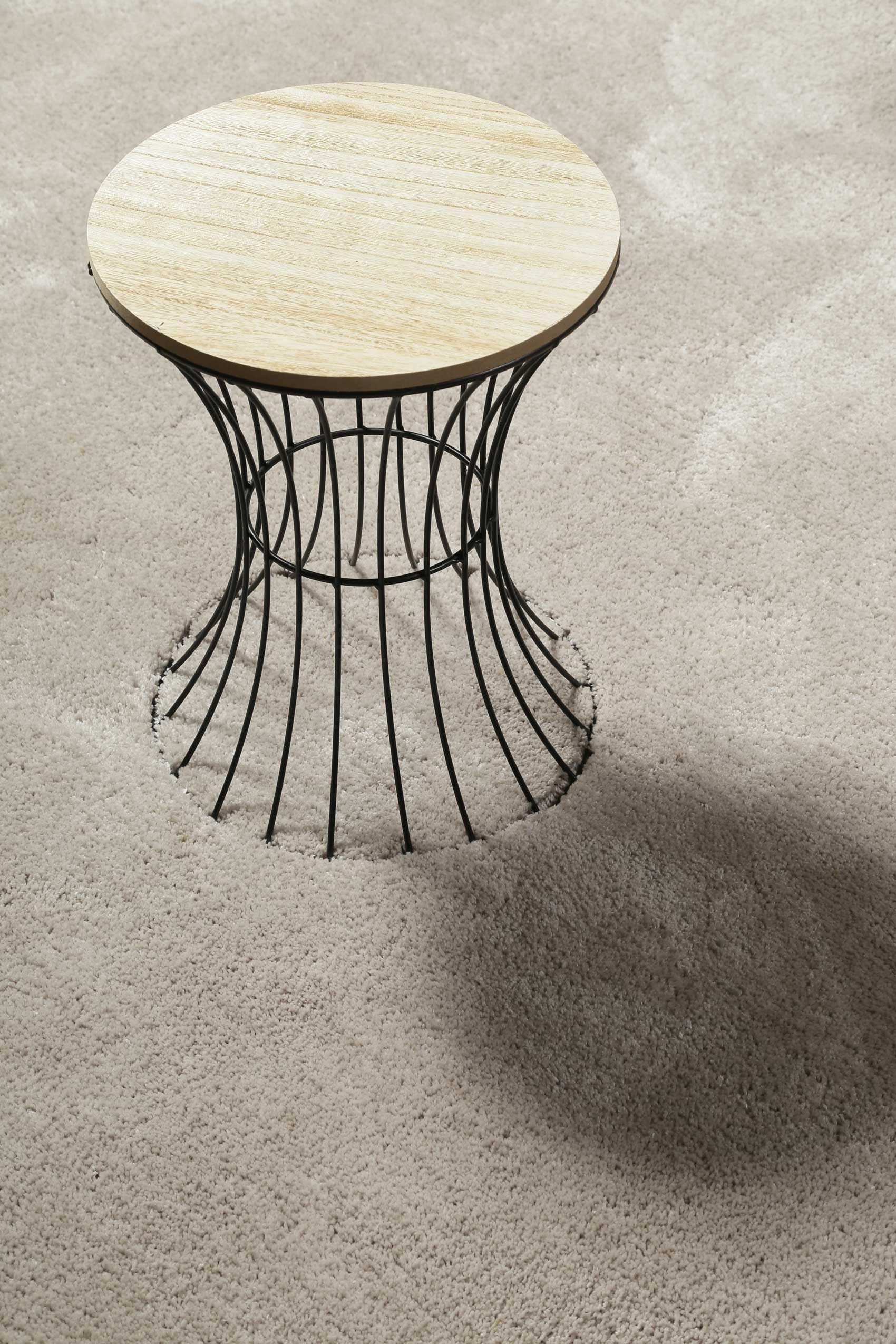 Homie Living Teppich »Pisa« rund 25 mm Höhe Hochflor, Microfaser, uni, weich, Shaggy, Wohnzimmer, Schlafzimmer