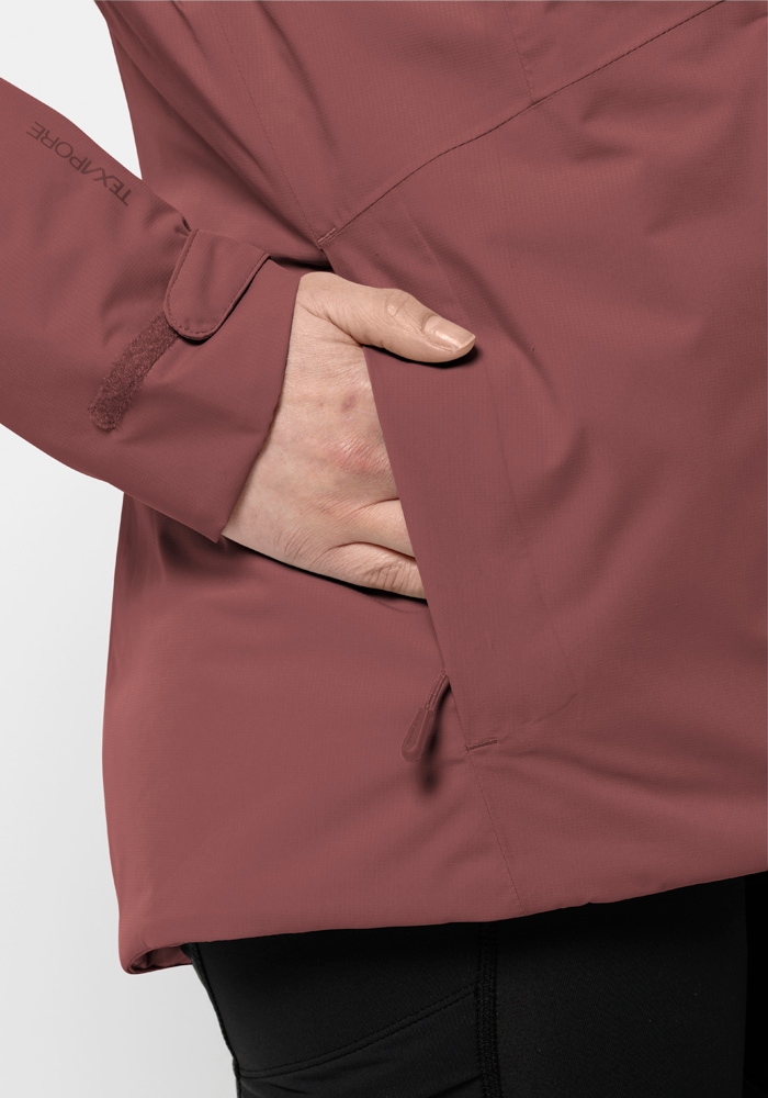 Jack Wolfskin Outdoorjacke »WISPER INS JKT W«, mit Kapuze