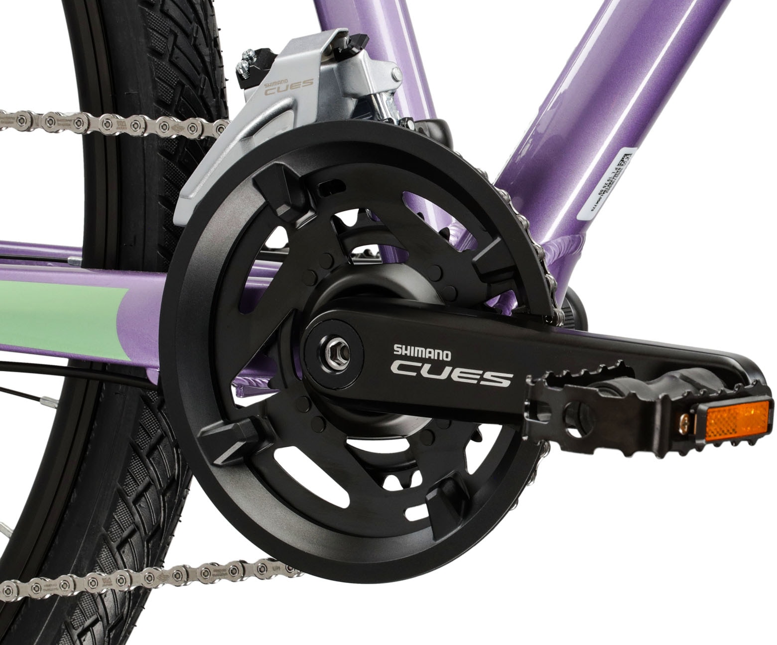 Kross Crossrad »Crossrad Evado 5.0 lila 18 Gänge«, 18 Gang, Shimano, CUES U3020 Schaltwerk, Kettenschaltung