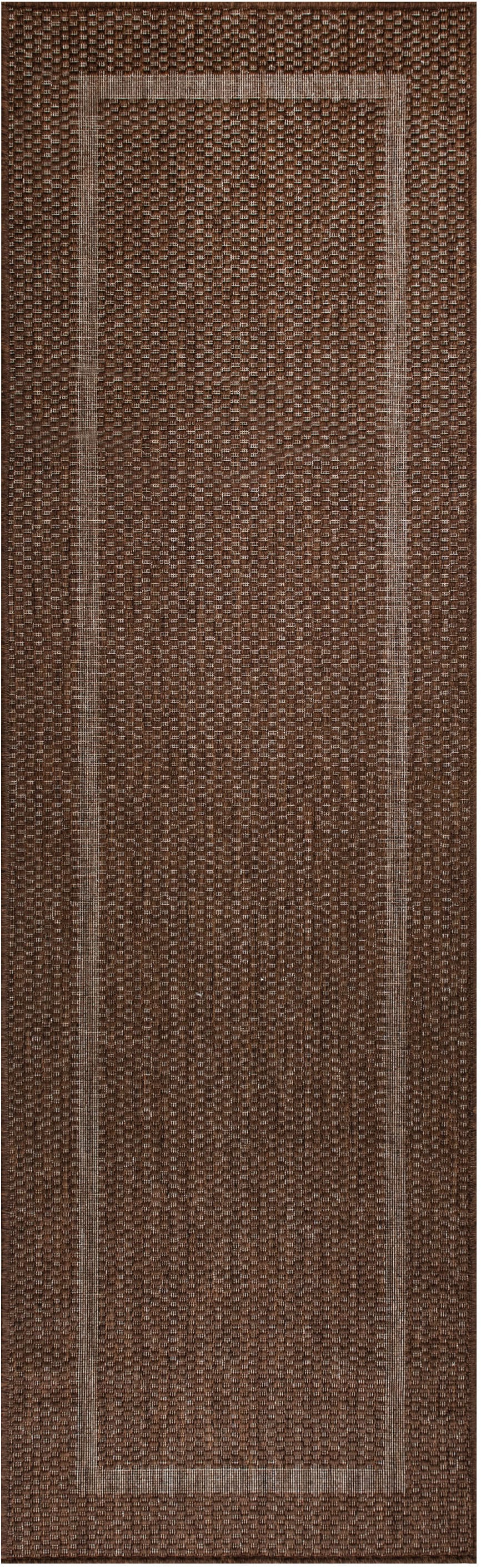 my home Teppich »Venedig Bordüre auch als Läufer erhältlich«, rechteckig, 3 mm Höhe, In- und Outdoor geeignet, Sisal-Optik, Wetterfest & UV-beständig