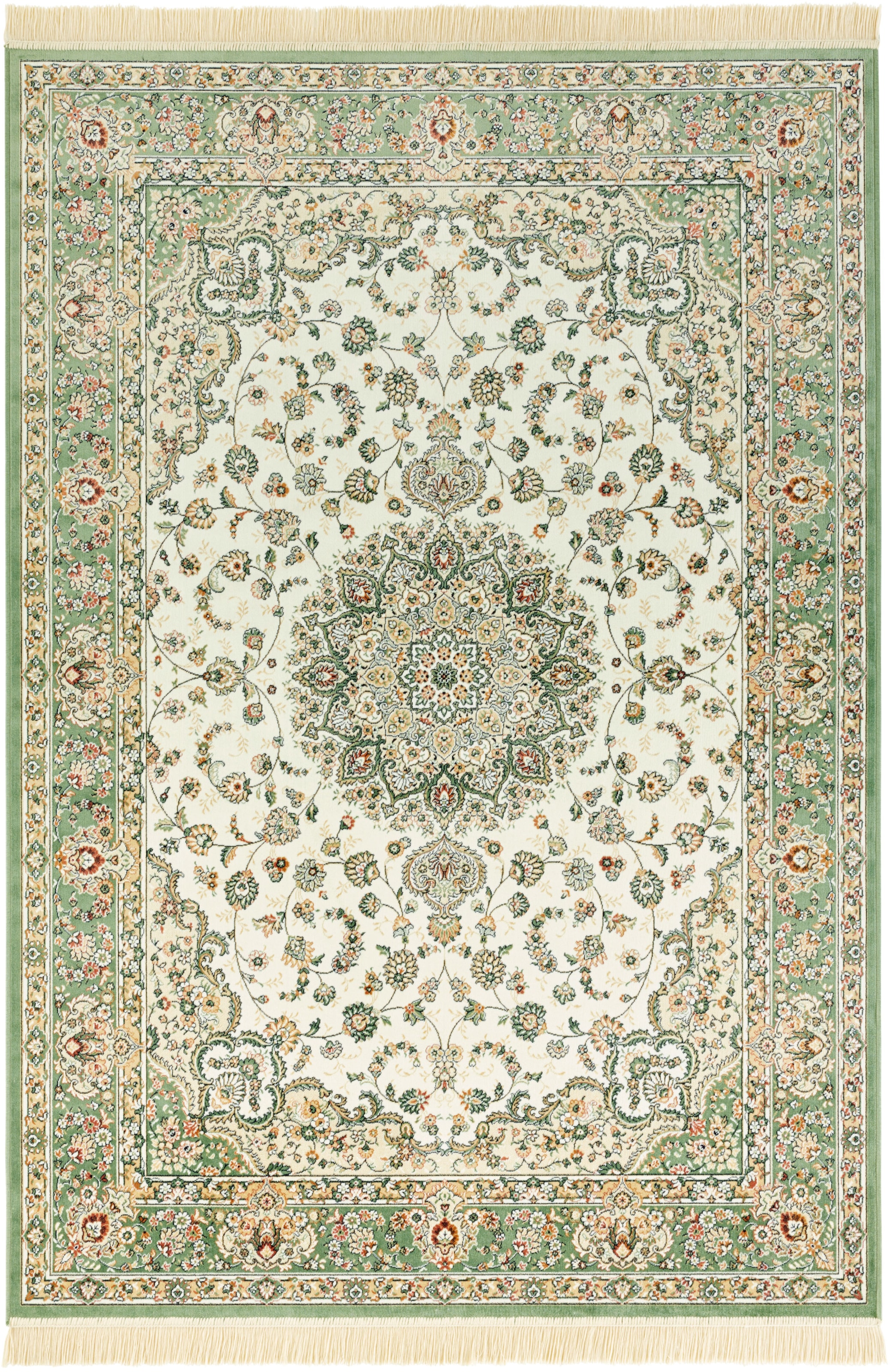 HANSE Home Teppich »Antik Nain«, rechteckig, 5 mm Höhe, Orientalisch mit Fransen, Orient, Wohnzimmer, Schlafzimmer, Esszimmer