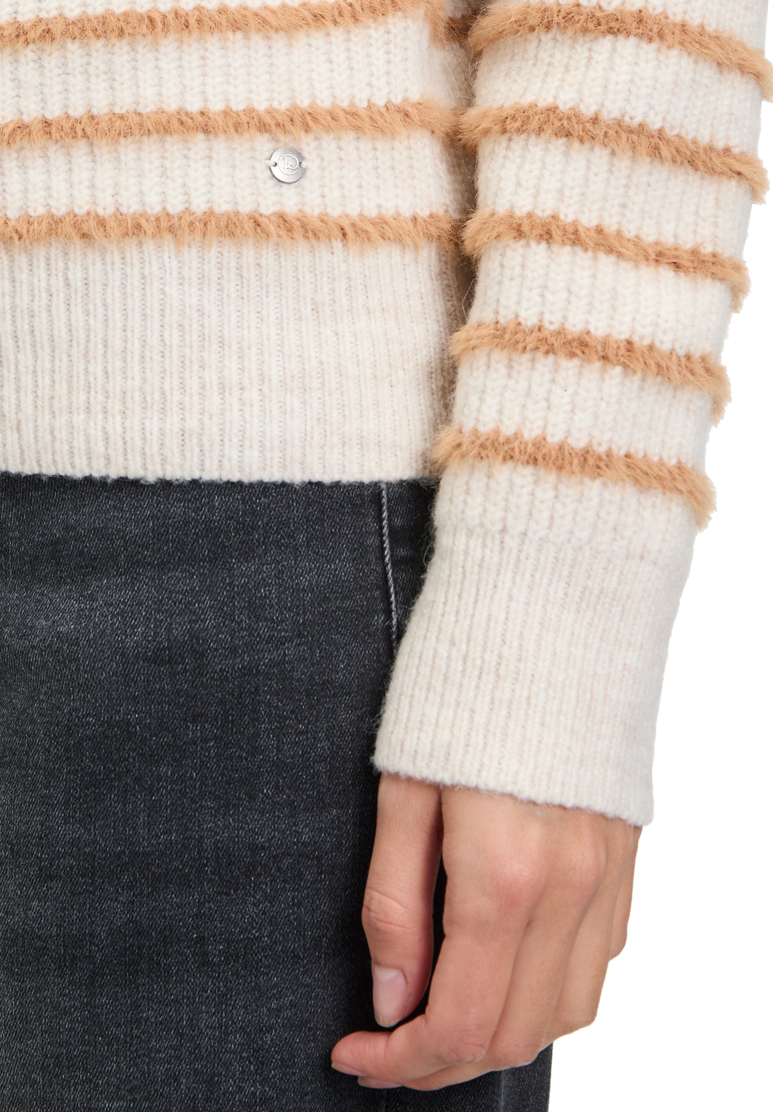 Betty&Co Strickpullover »Strickpullover mit Rundhalsausschnitt«