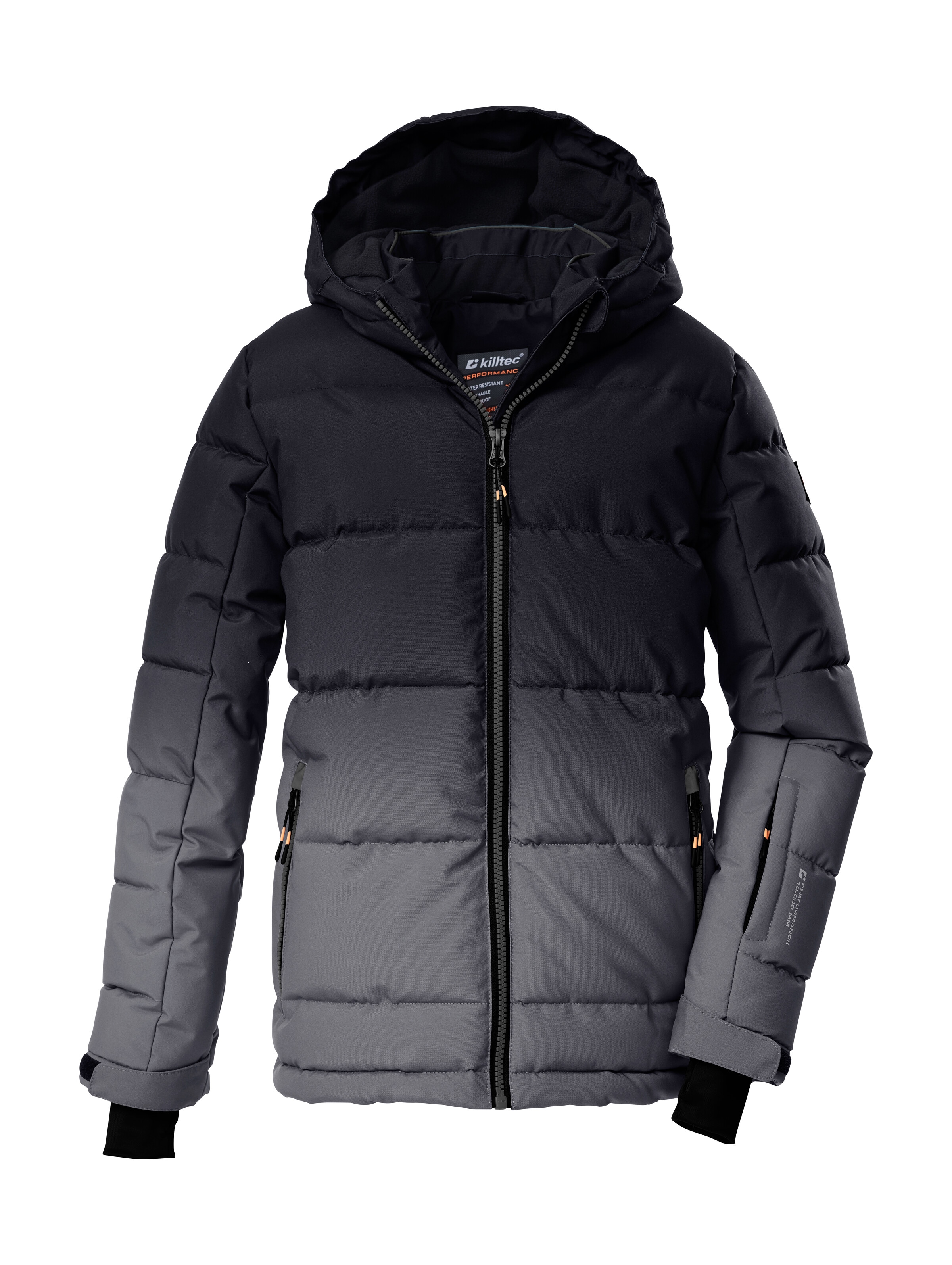 Killtec Skijacke »KSW 382 BYS SKI QLTD JCKT«, Wasserabweisende, winddichte Winterjacke mit regulierbarer Kapuze