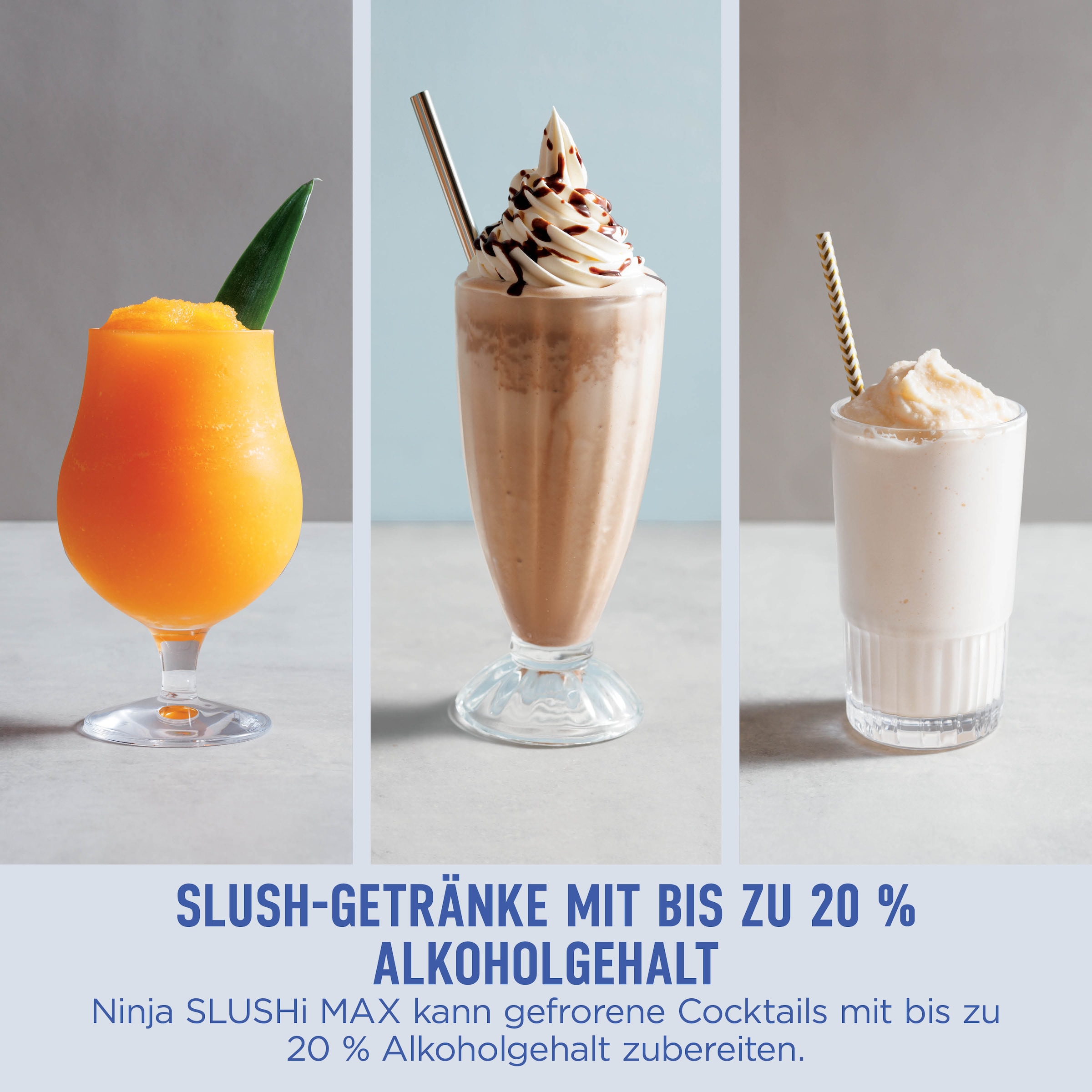 NINJA Slush-Eismaschine »SLUSHi MAX – Cyberspace FS605EUBL« 3,31 l 440 W für gefrorene Getränke, SlushAssist-Technologie