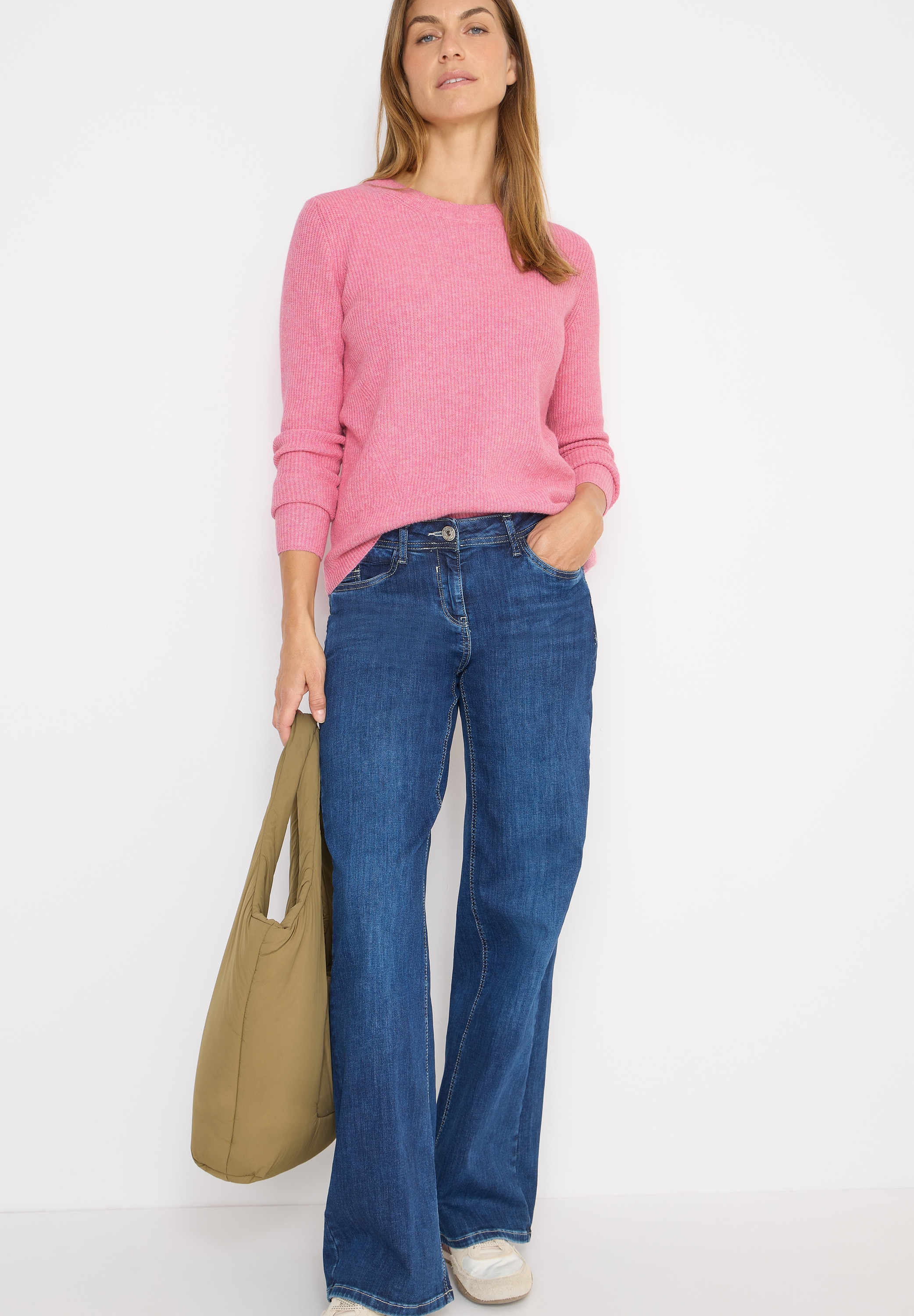 Cecil Strickpullover mit Strukturdetails