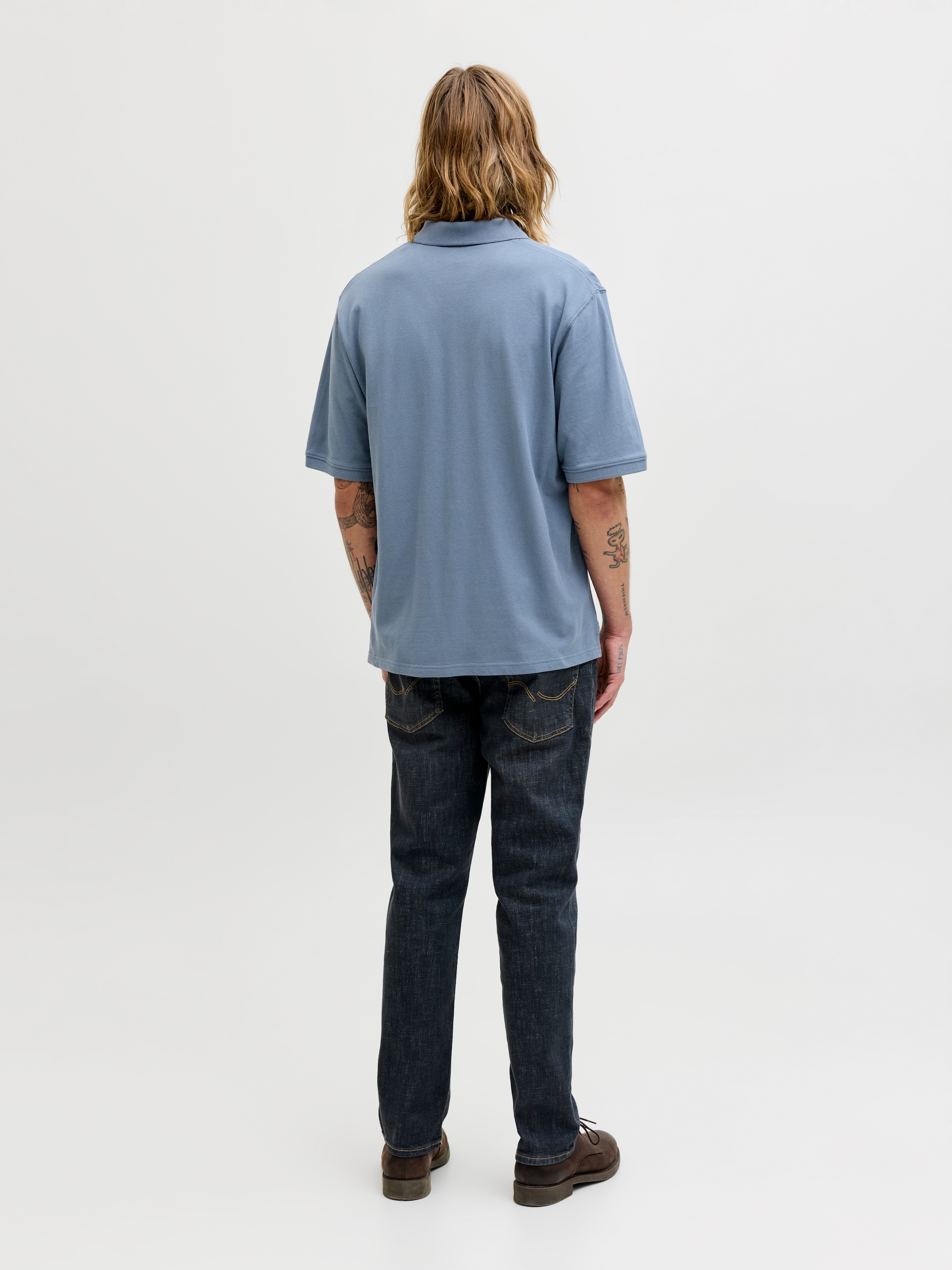 Jack & Jones Poloshirt »JJEARCHIVE GRAPHIC POLO SS LN« mit Polokragen