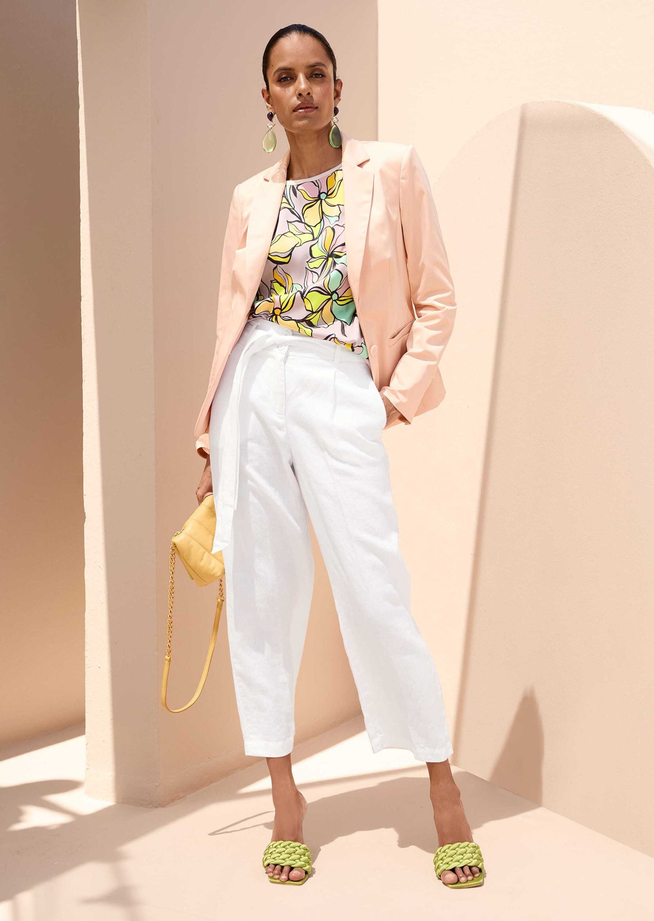 MADELEINE Bügelfaltenhose »Leinenhose Leinenhose mit Bund- und Bügelfalten«