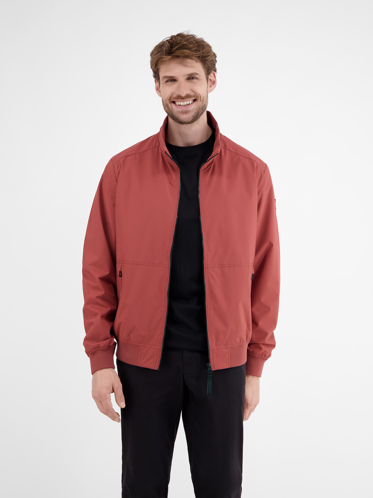 LERROS Blouson »LERROS Wind- und wasserabweisender Herren Blouson«, ohne Kapuze, Wasser- und windabweisend, atmungsaktiv