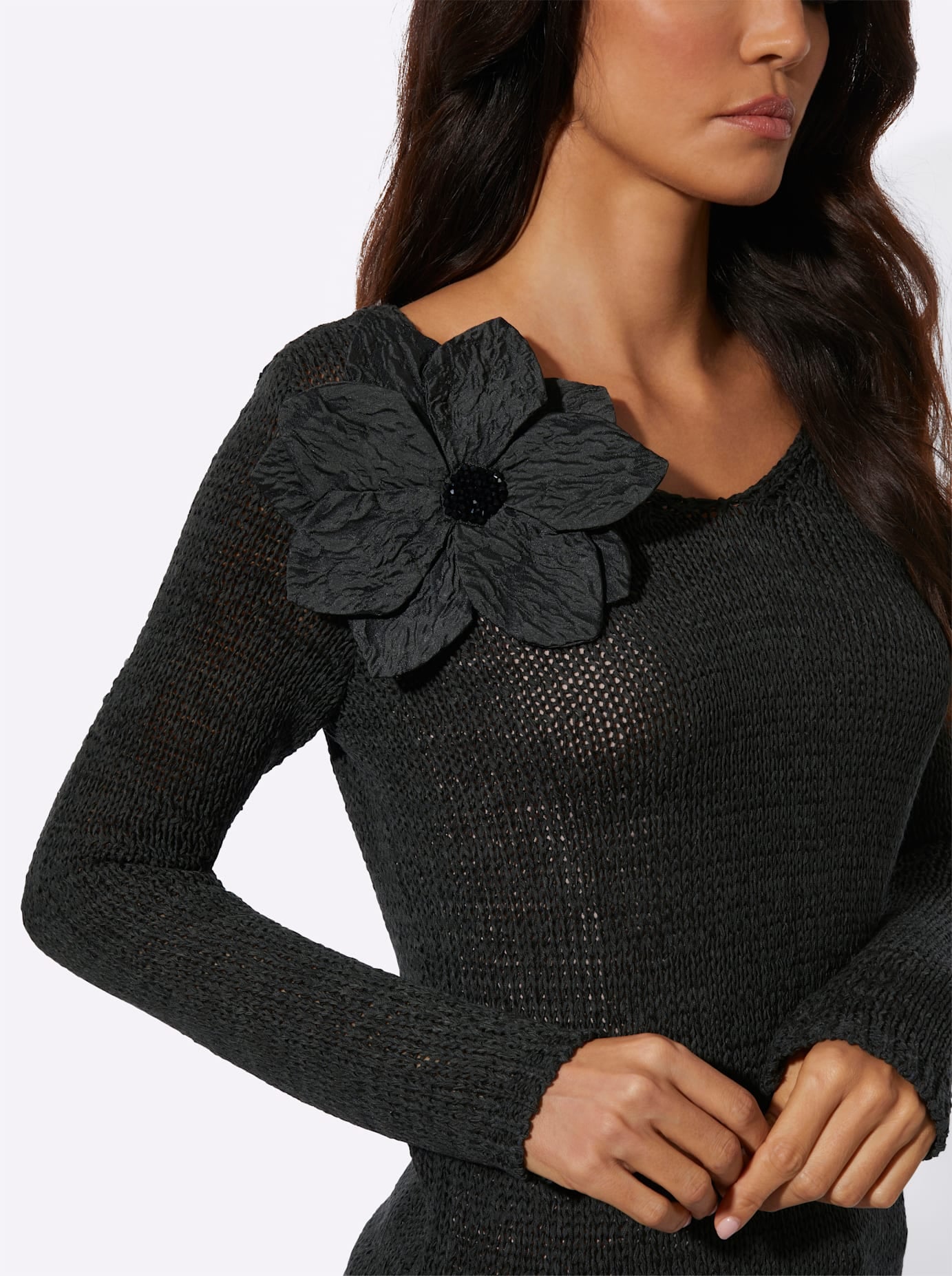 creation L Strickpullover »Lyocell-Mix-Pullover«