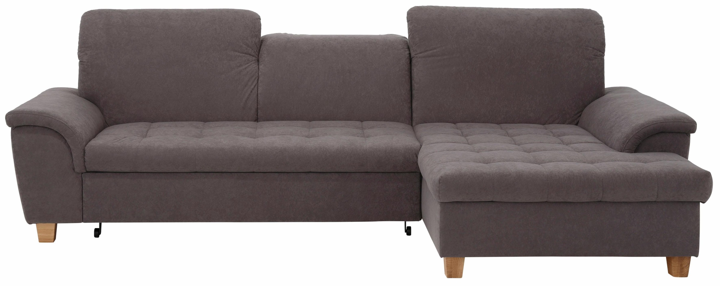 Home affaire Ecksofa »Lyla L-Form«, mit Recamiere, wahlweise mit Rückenfunktion und zusätzlich mit Bett