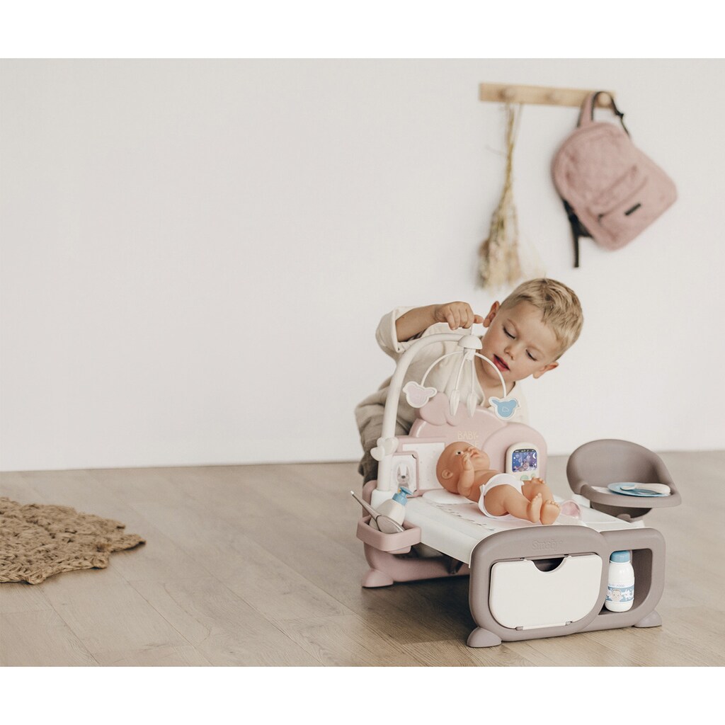 Smoby Puppen Pflegecenter »Baby Nurse, Cocoon Puppen-Spielzimmer 3in1 mit Puppe«