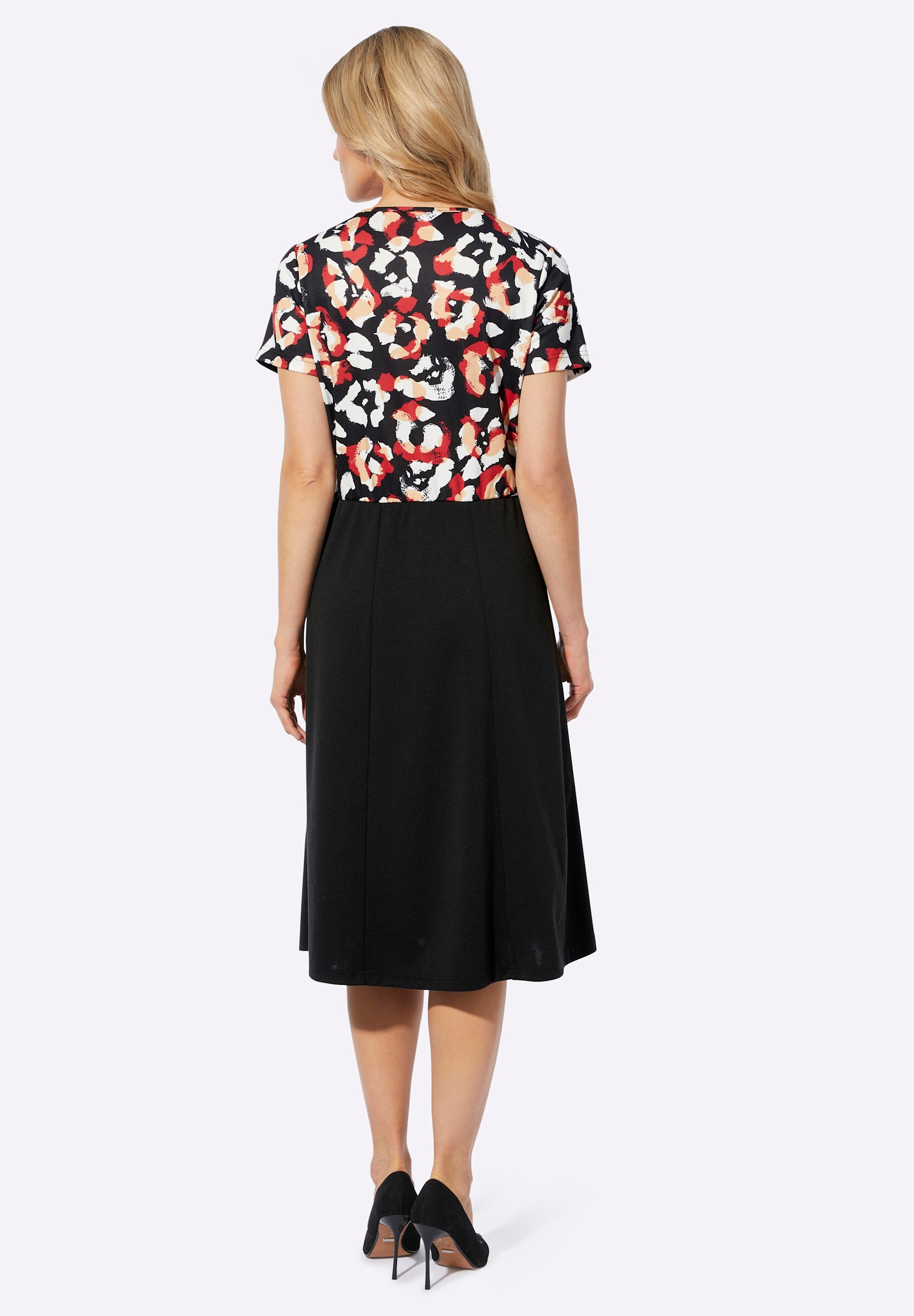 Sieh an! Shirtkleid »Jersey-Kleid Jerseykleid in Interlock-Qualität« Ohne Taschen
