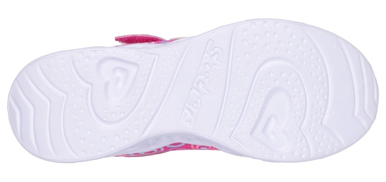 Skechers Sneaker »HEART LIGHTS«, Blinkschuh mit Herz-Laufsohle, Größenschablone zum Download