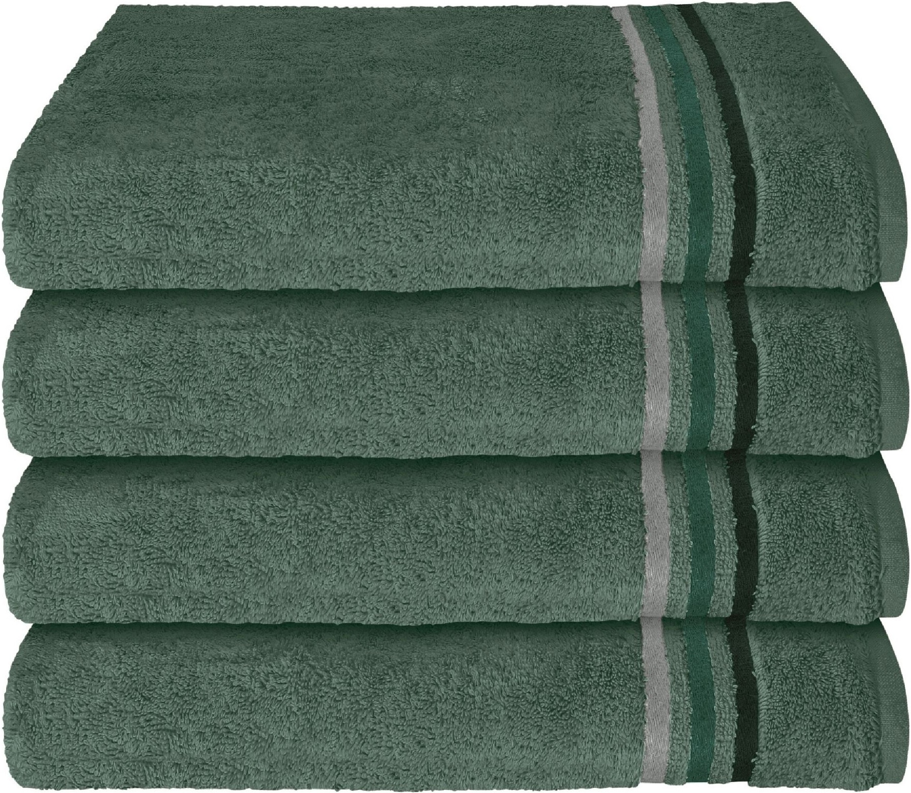 Schiesser Handtücher »Skyline Color aus 100 % Baumwolle mit eleganter Streifenbordüre« OEKO-TEX® MADE IN GREEN