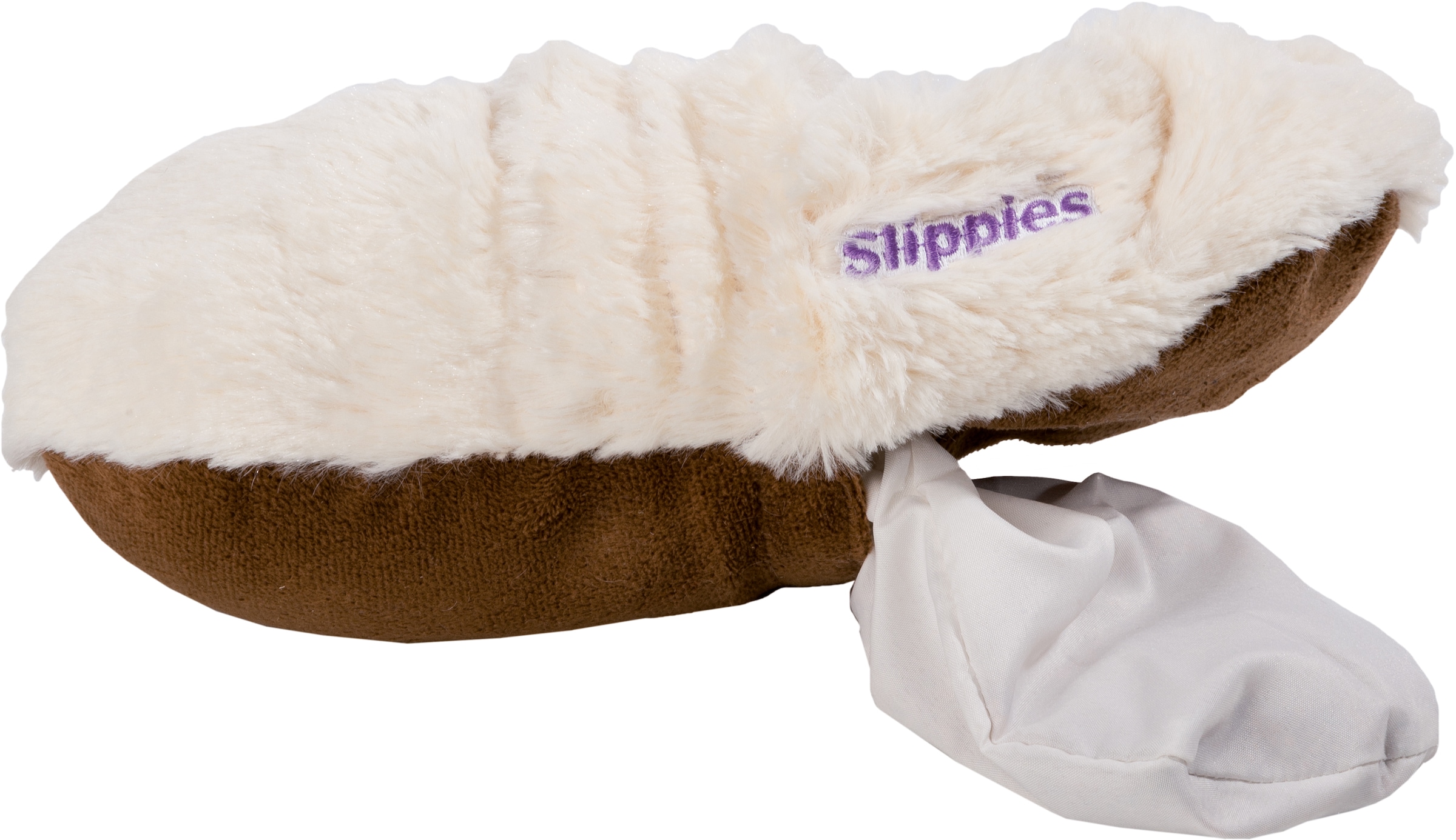 Warmies® Wärmekissen »Slippies™ Deluxe creme Plush, Gr. 36-40«, für die Mikrowelle und den Backofen