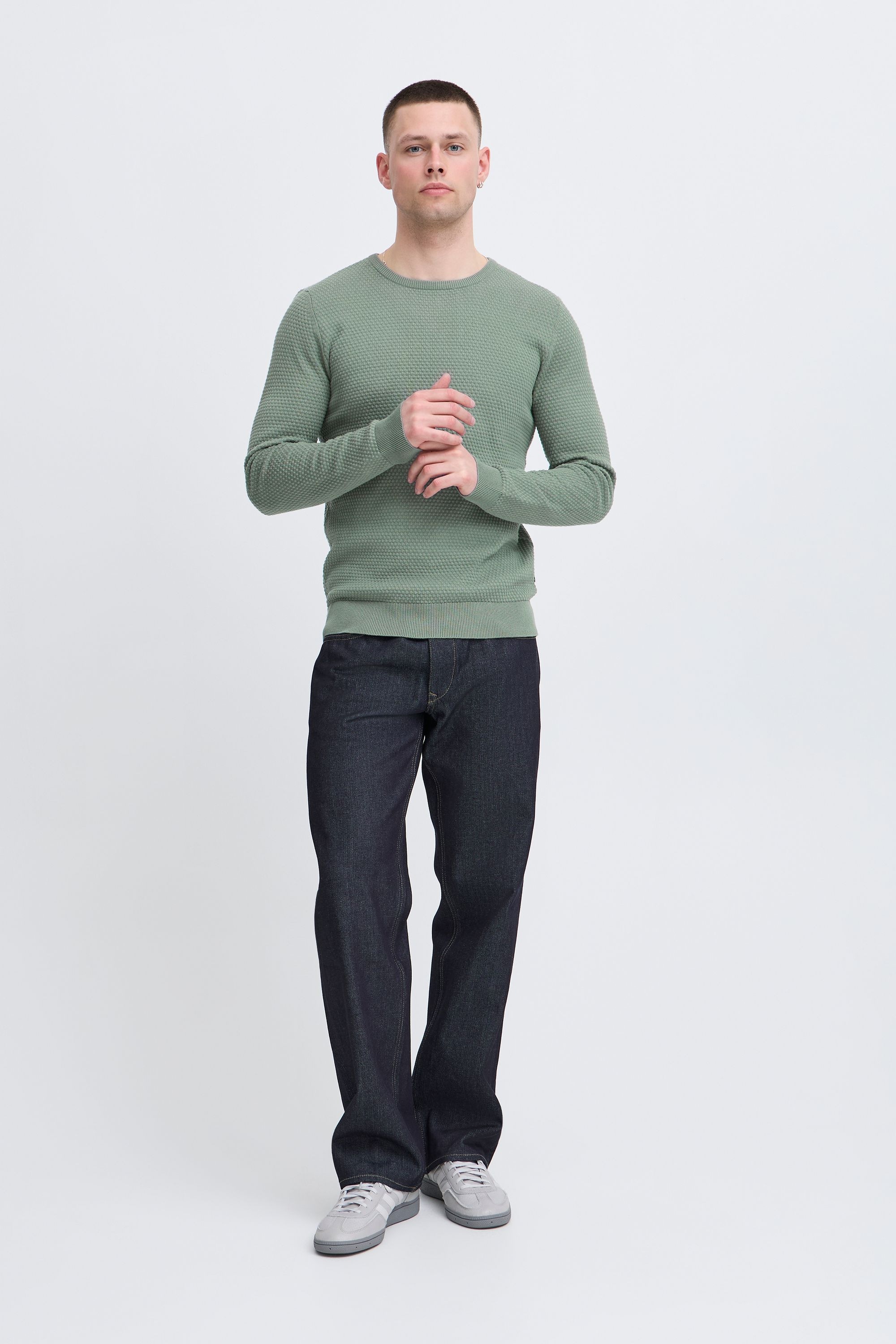 Blend Strickfleece-Pullover »Strickpullover BHREDHILL CREW NECK KNIT NOOS«