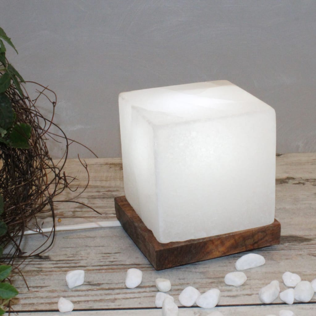 HIMALAYA SALT DREAMS Salzkristall-Tischlampe »Kubus«
