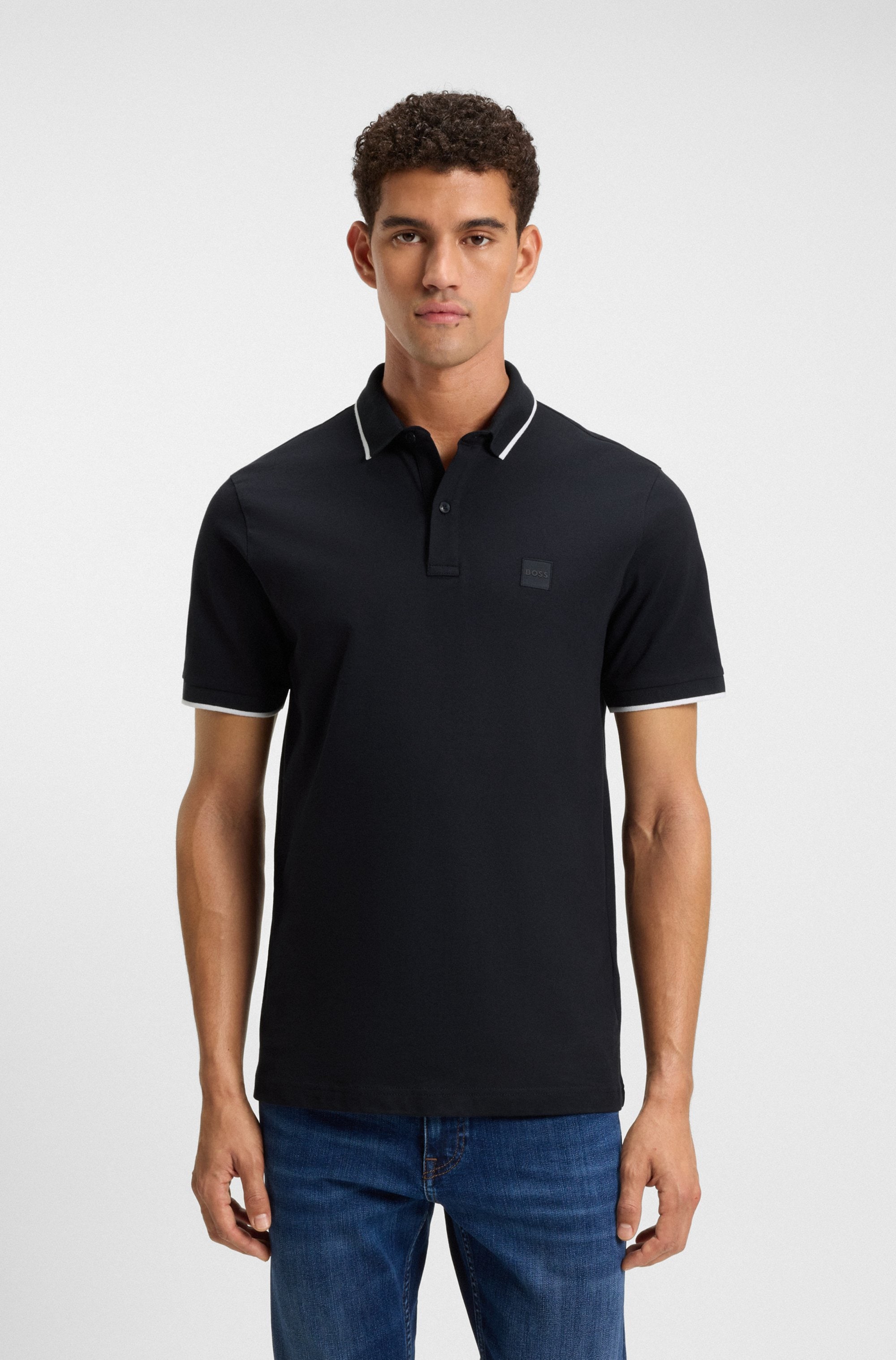 BOSS ORANGE Poloshirt »Passertip«, mit BOSS Logo-Badge
