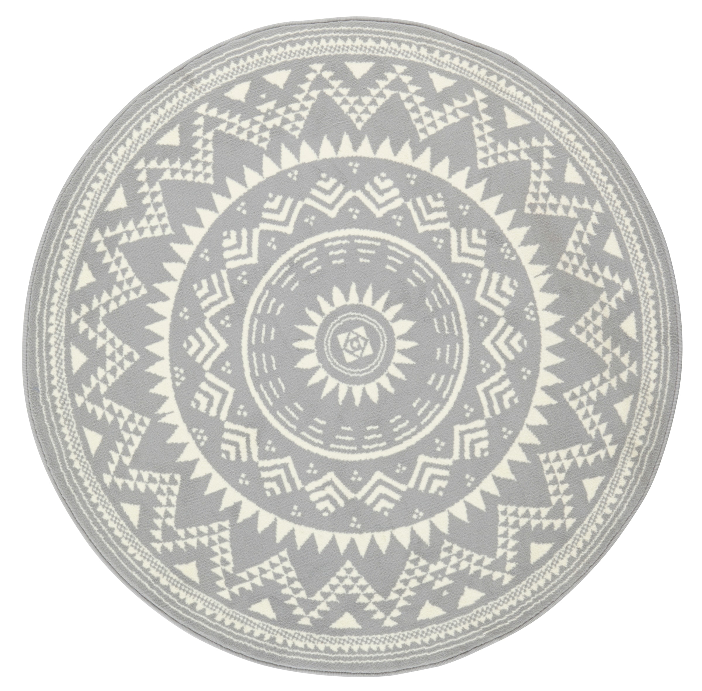 HANSE Home Teppich »Valencia« rund 9 mm Höhe Kurzflor, Modern, Vintage, Mandala, Wohnzimmer, Kinderzimmer, Flur