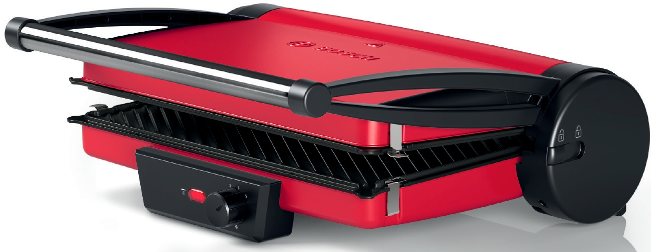 BOSCH Kontaktgrill »TCG4104 rot«, 2000 W