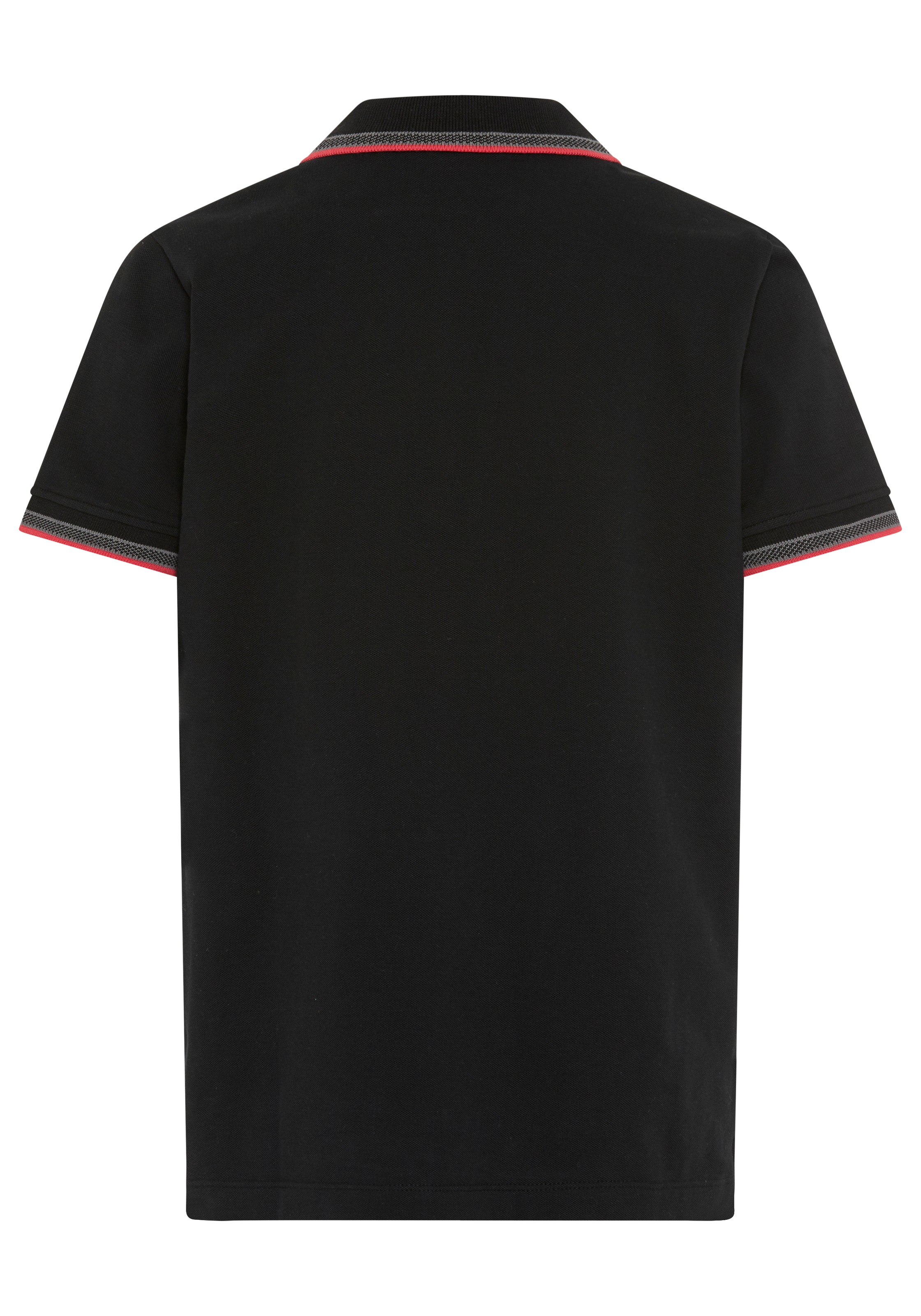 Bruno Banani Poloshirt »Piqué-Shirt mit Logo-Print« Basic-Passform, Kurzarm, mit Knopfleiste, mit Logodruck