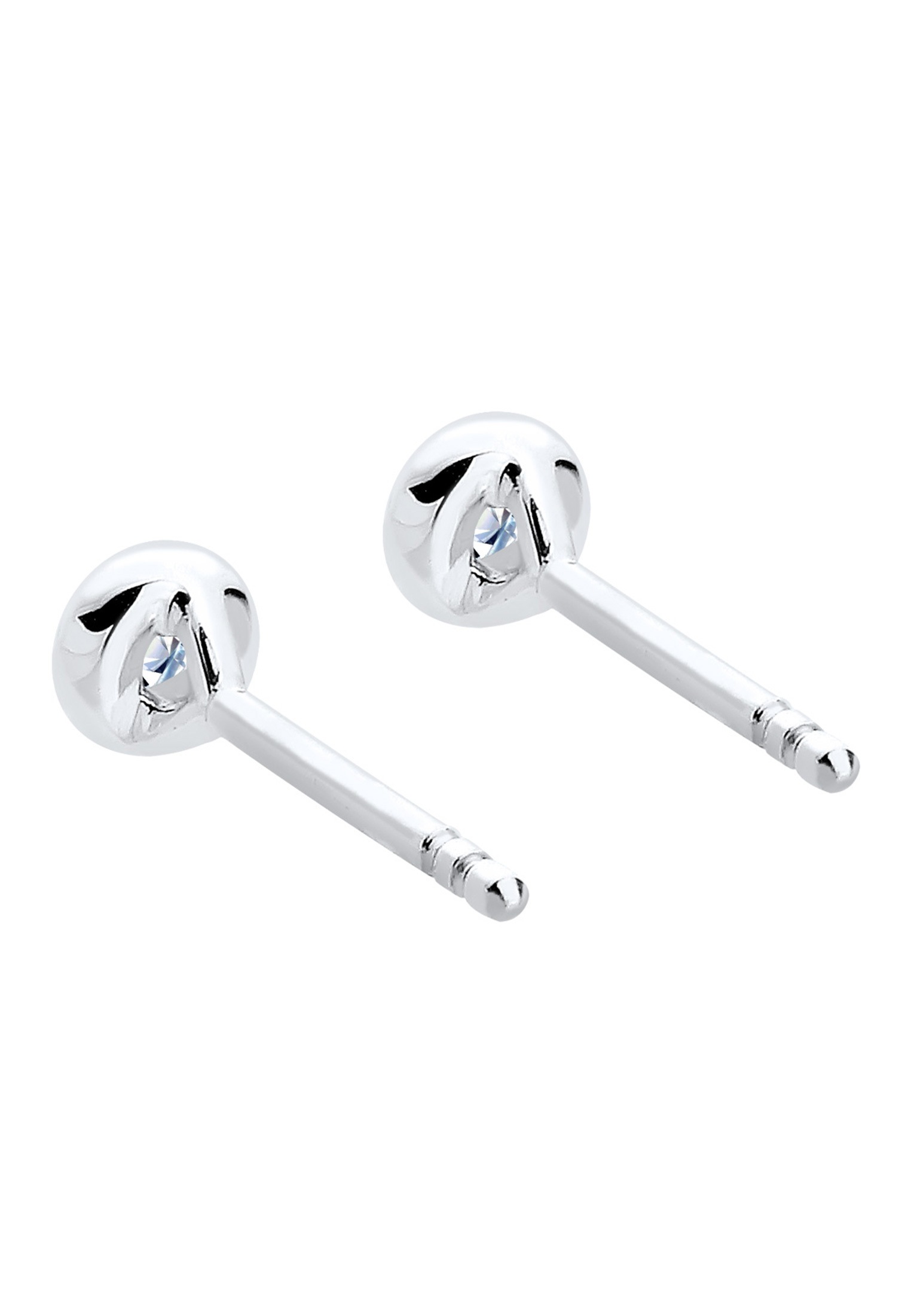 Elli DIAMONDS Paar Ohrstecker »Ohrringe Ohrstecker Diamant Diamant Weiß Brillantschliff (0.06 ct) 925 Sterling Silber«