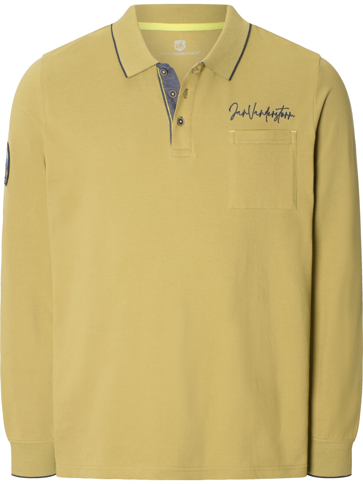 Jan Vanderstorm Langarm-Poloshirt »Langarm-Poloshirt RUDIN«