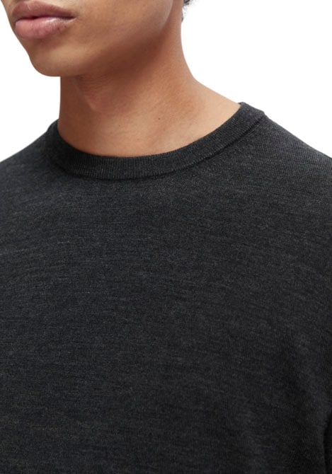 Scotch & Soda Wollpullover, Crewneck aus Merino Wolle