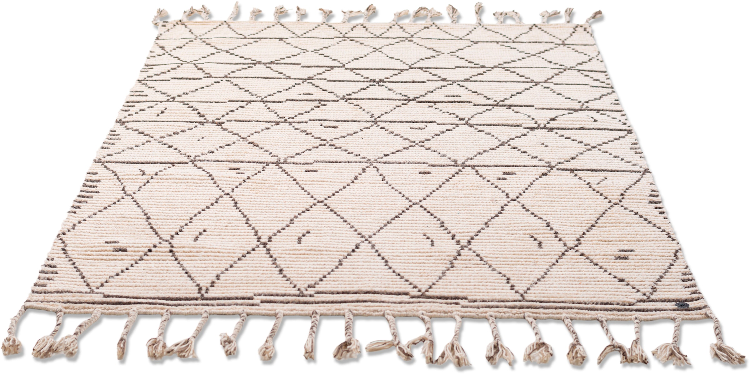 Teppich »Nomad«, rechteckig, handgewebt, mit Fransen, Boho-Style