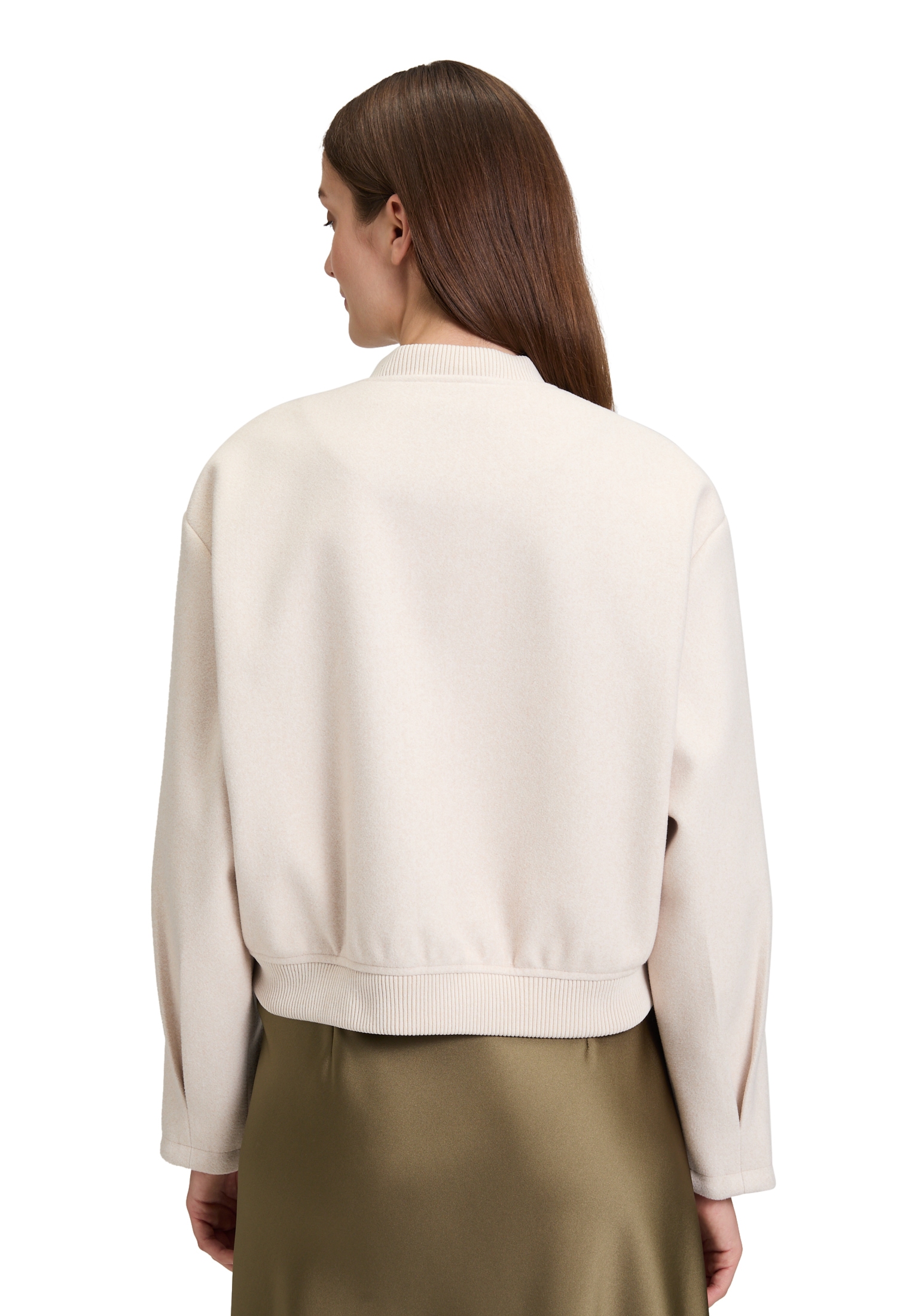 Betty&Co Jackenblazer »Blouson mit Rippbündchen«