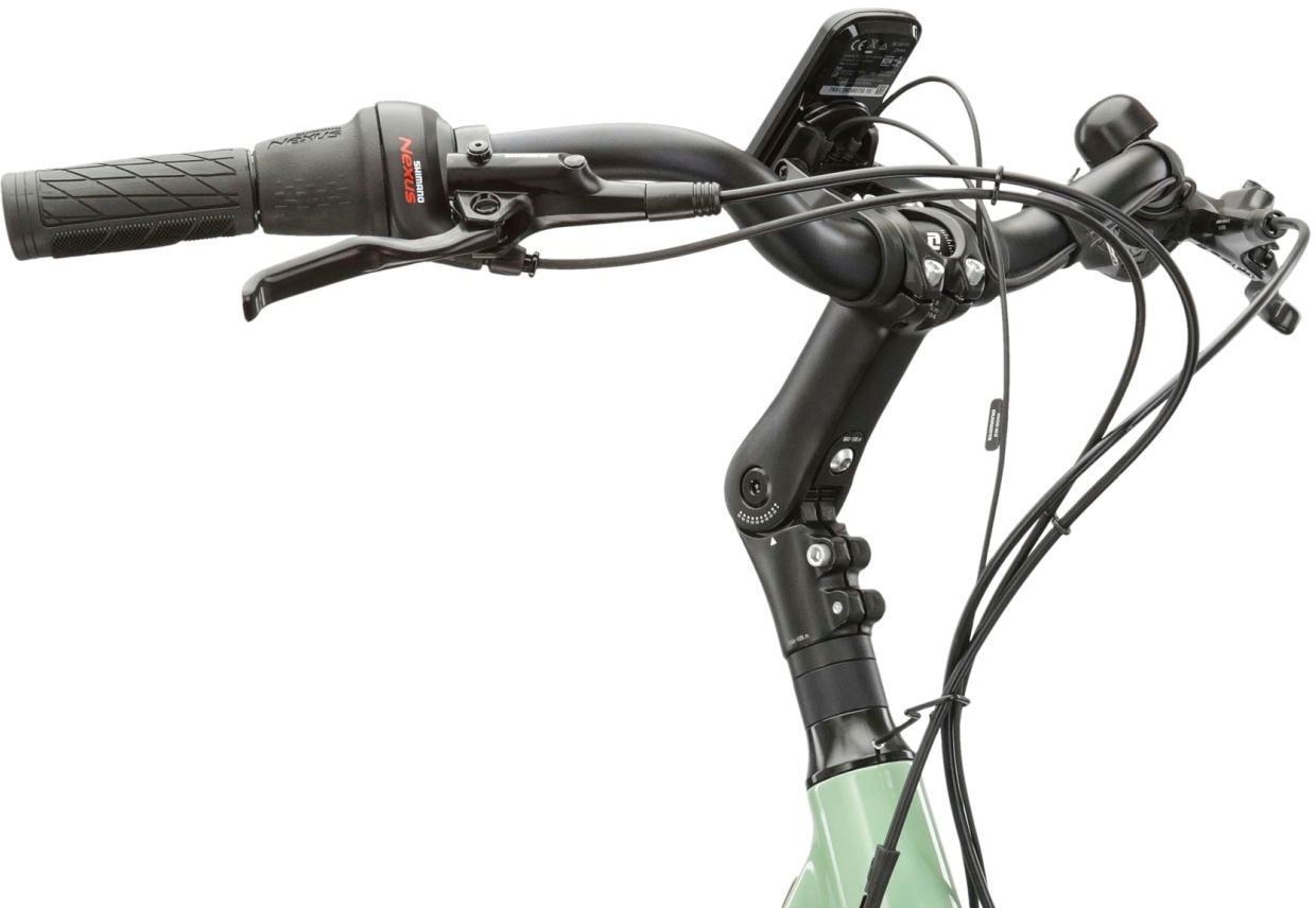 Kross E-Bike »E-Citybike Sentio Hybrid 4.0 28 Zoll grün«, 7 Gang, Shimano, NEXUS, Mittelmotor 250 W, Pedelec, Elektrofahrrad für Damen und Herren