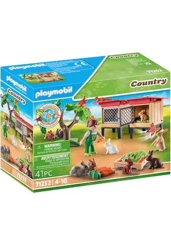 Playmobil® Konstruktions-Spielset »Kaninchenstall (71252), Country«, teilweise aus... kaufen