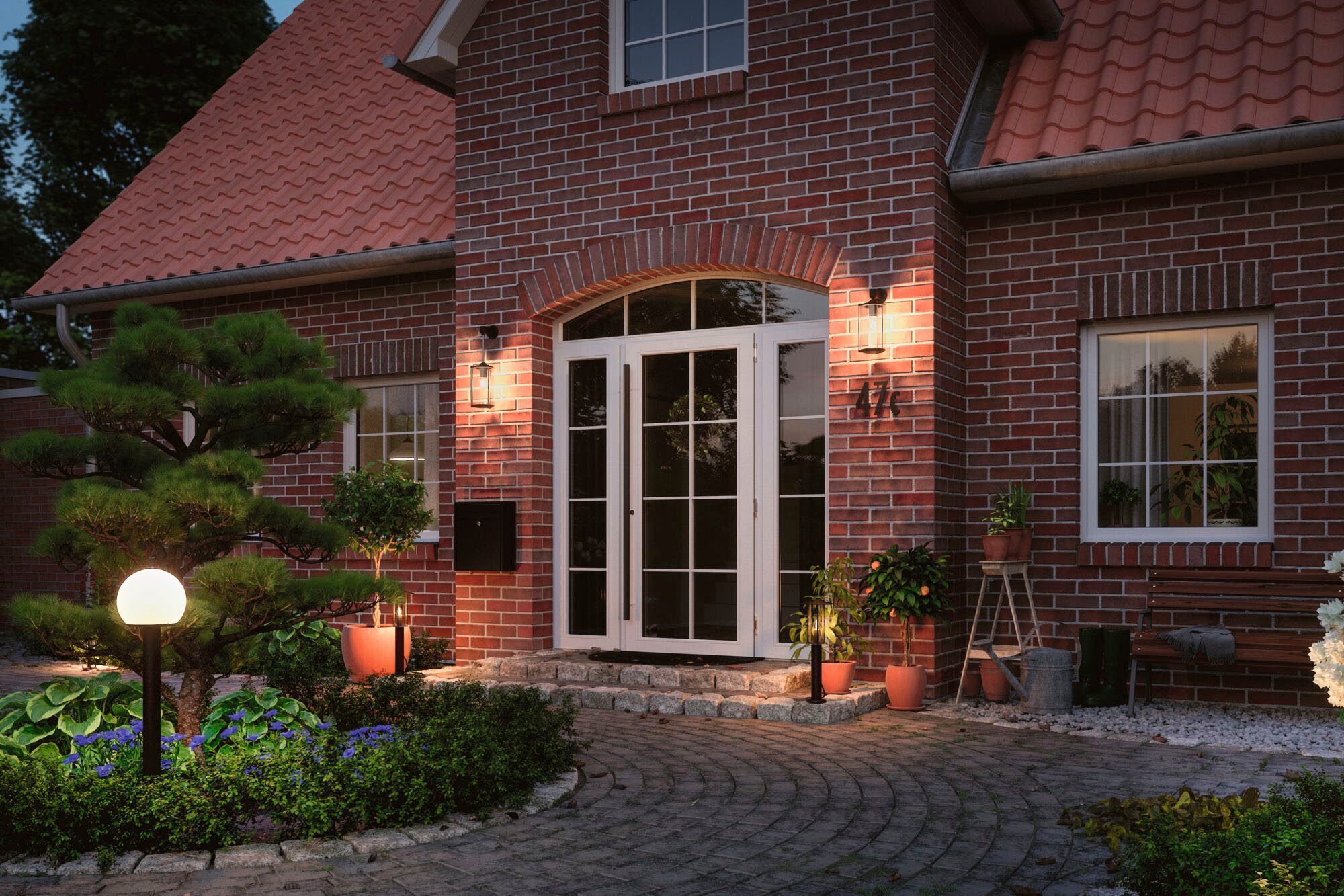 Paulmann LED Gartenstrahler »Plug & Shine«, 1 flammig, Leuchtmittel LED-Modul | LED fest integriert, LED-Modul, 3000K 24V IP65 Anthrazit