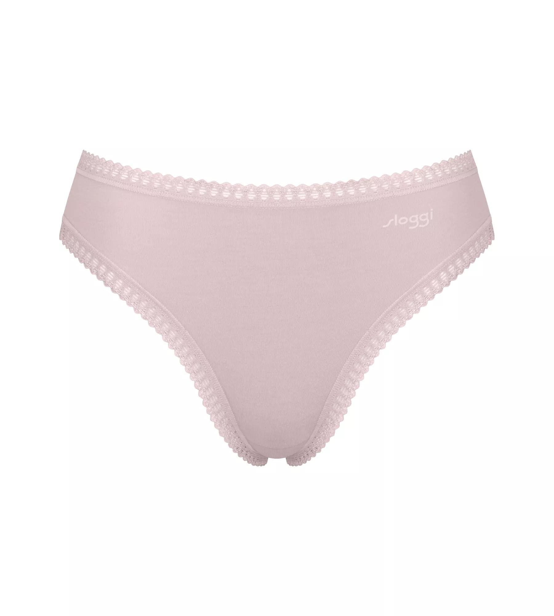 sloggi Slip »GO Crush« 3er Pack,  mit Spitzendetails, Multipack, hoher Beinausschnitt