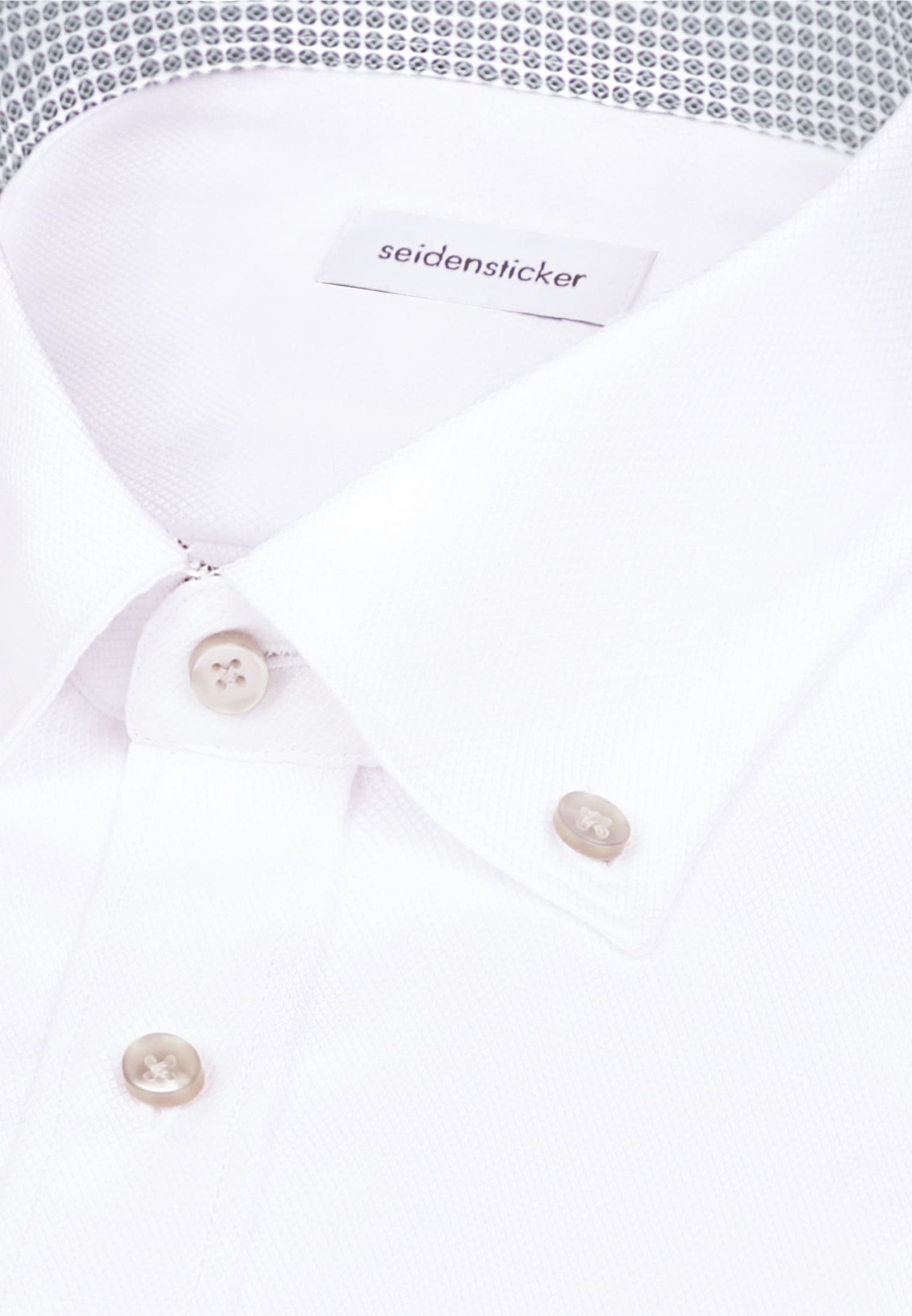 seidensticker Businesshemd »Schwarze Rose« Shaped 1/2 Button-Down-Kragen Struktur