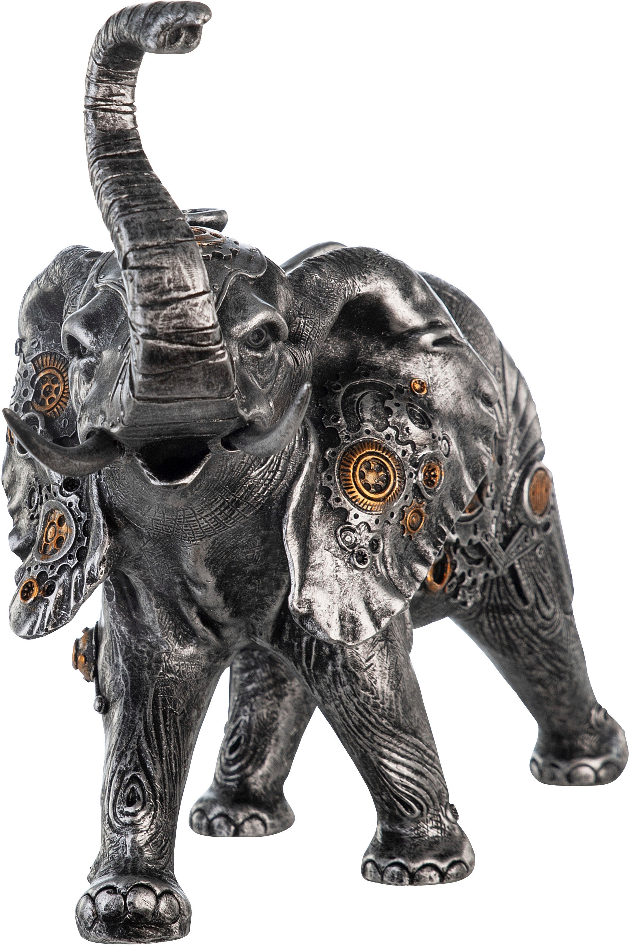 Casablanca by Gilde kupferfarbenen bei OTTO mit Elephant«, (1 Tierfigur St.), bestellen »Skulptur online Steampunk Elementen