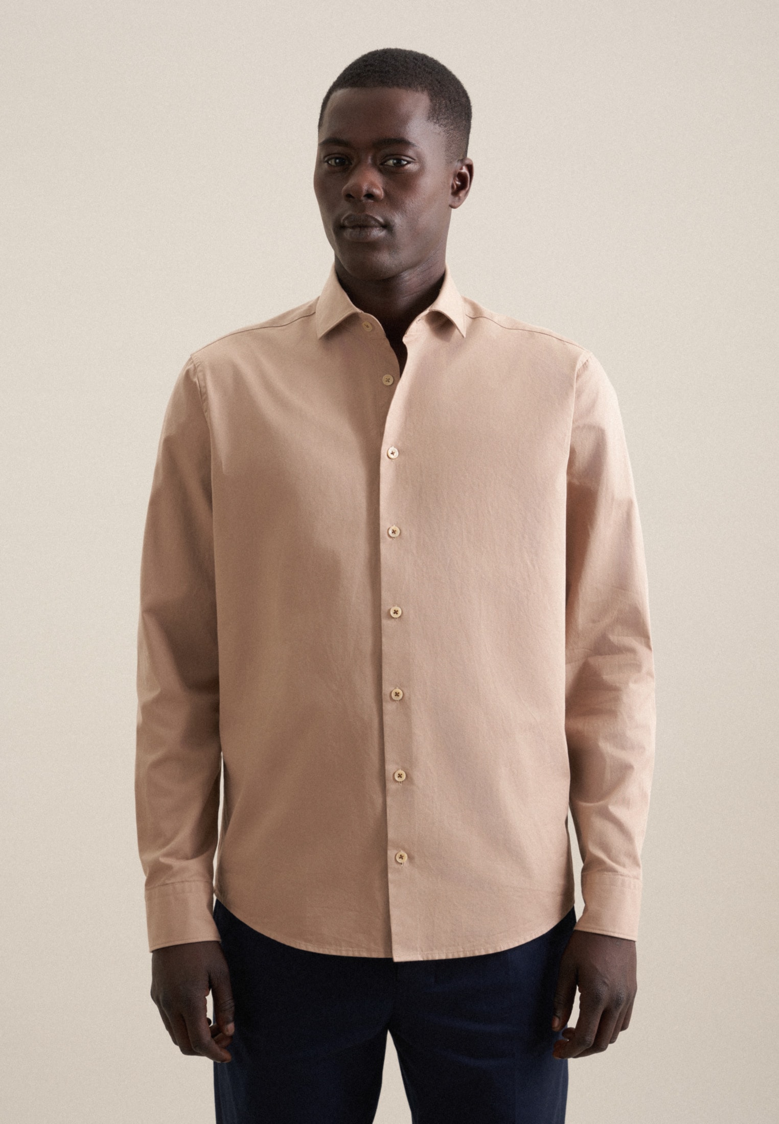 seidensticker Businesshemd Regular 1/1 Kentkragen Uni